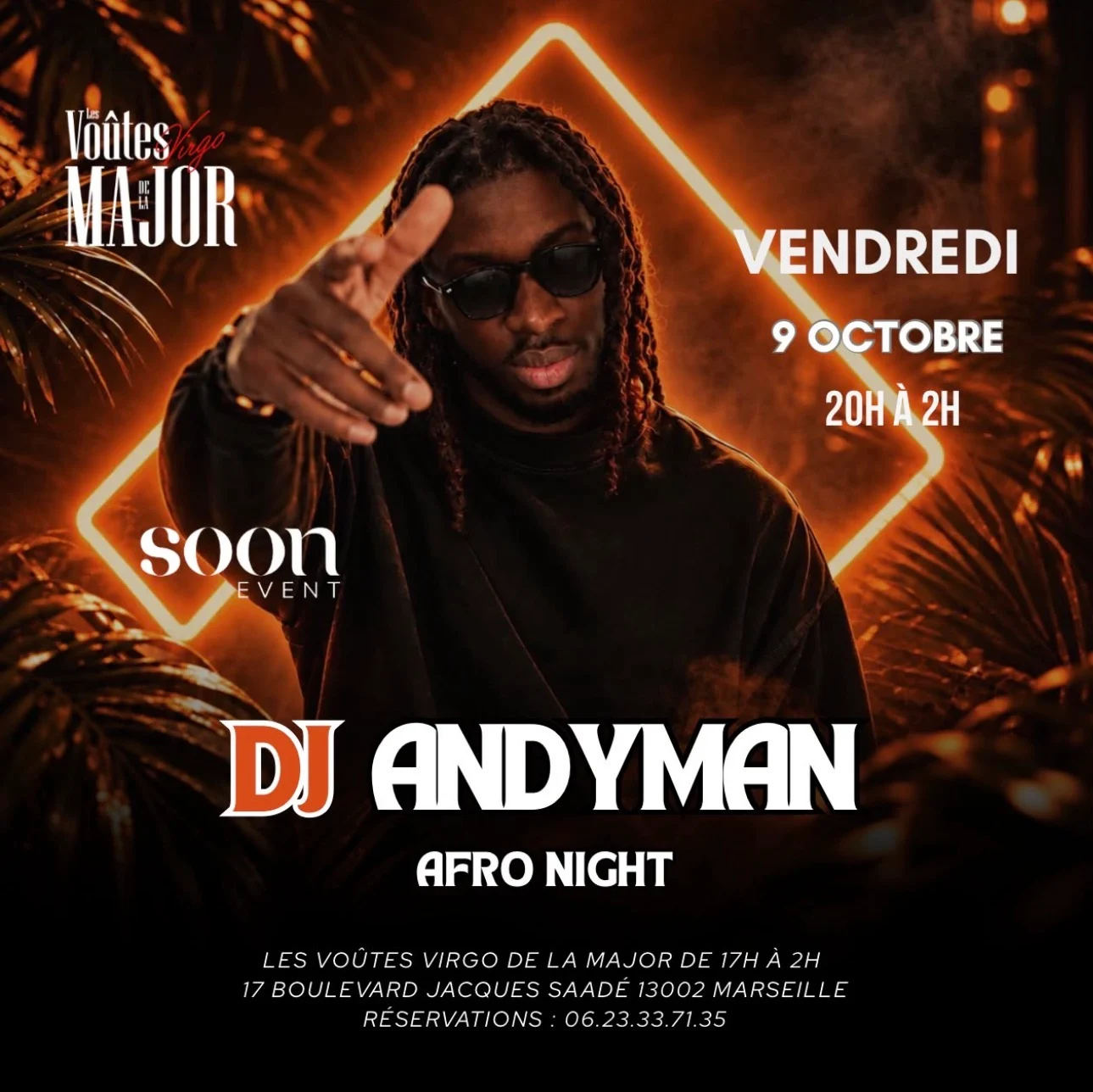 Afro Night - Dj Andyman - Entrée Gratuite