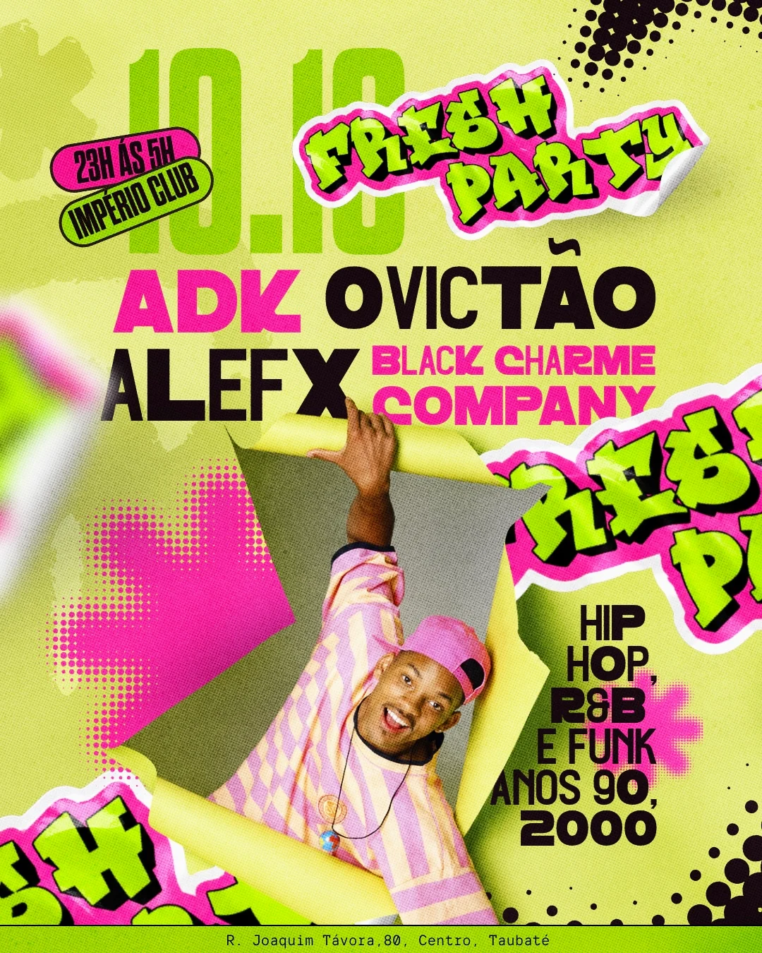 Rolêflix Apresenta Fresh Party: Hip Hop, R&B E Funk 2000