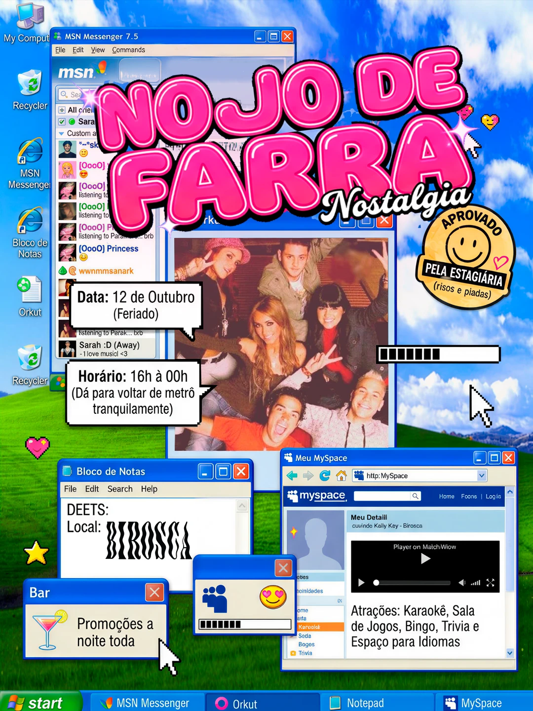 12/10 - Nojo De Farra: Nostalgia - Especial Dia Das Crianças