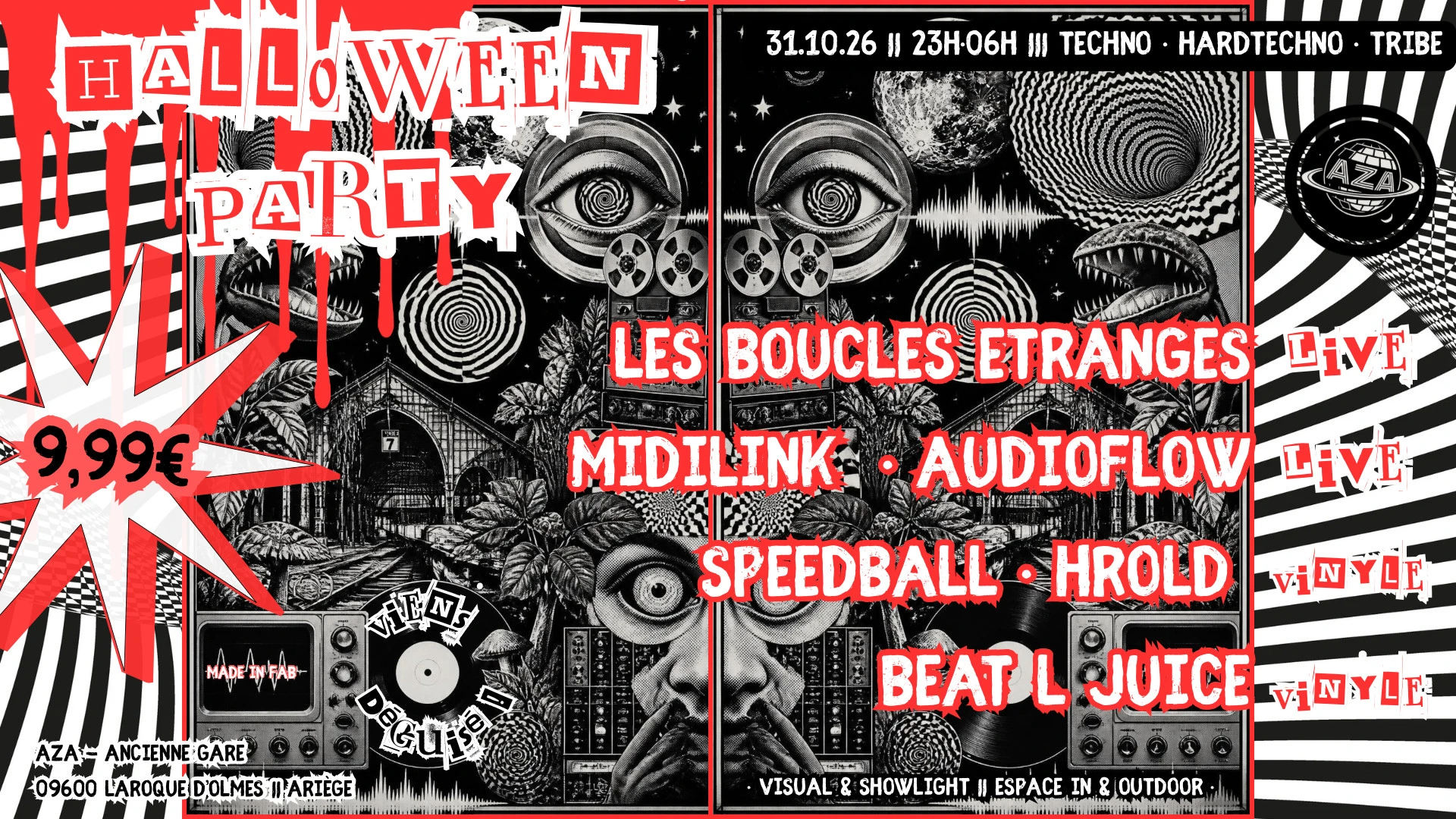 Halloween Allnight Party 2026 || Vinyles & Live Only 🎵