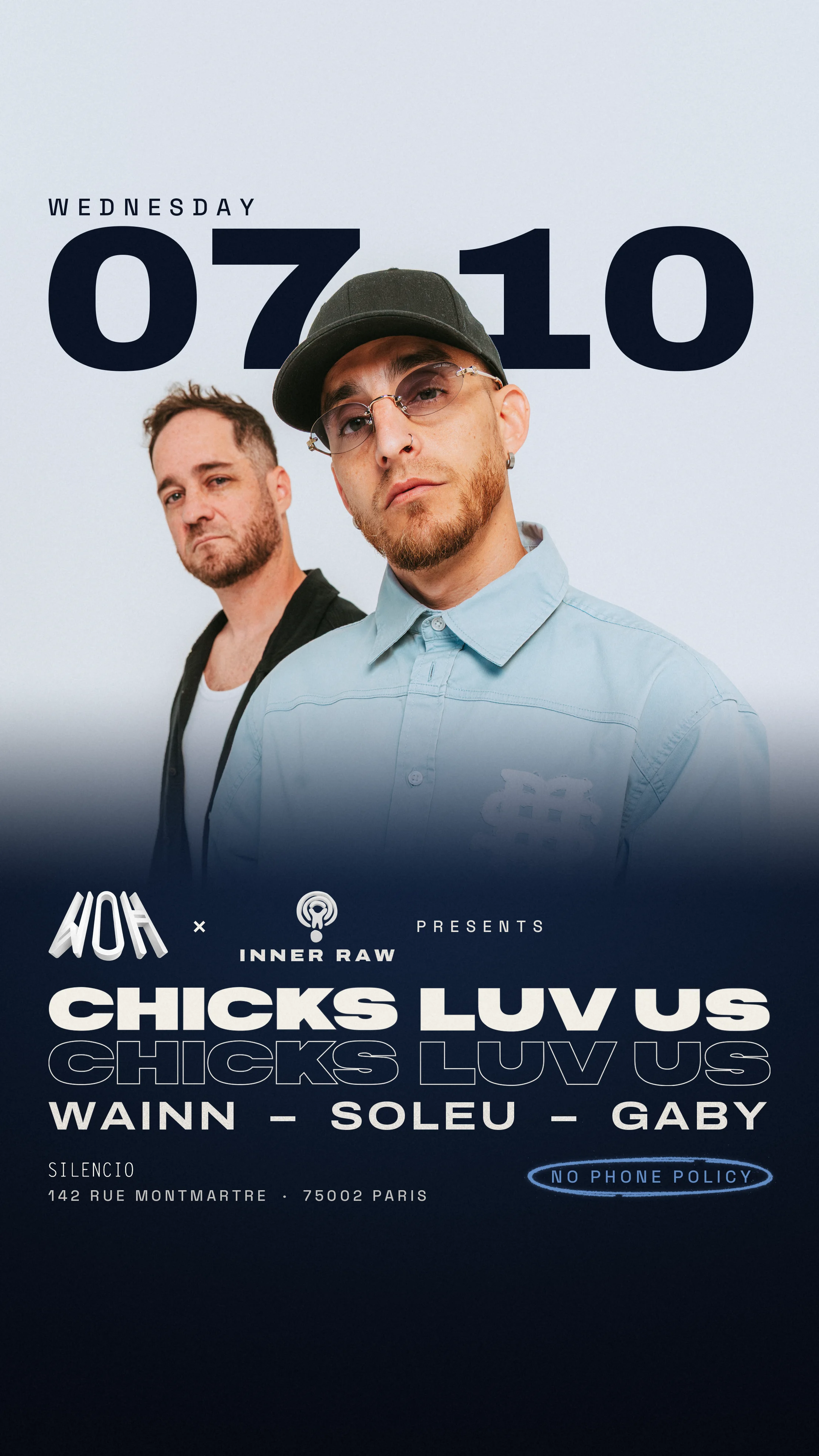 Woh X Inner Raw : Chicks Luv Us & Friends