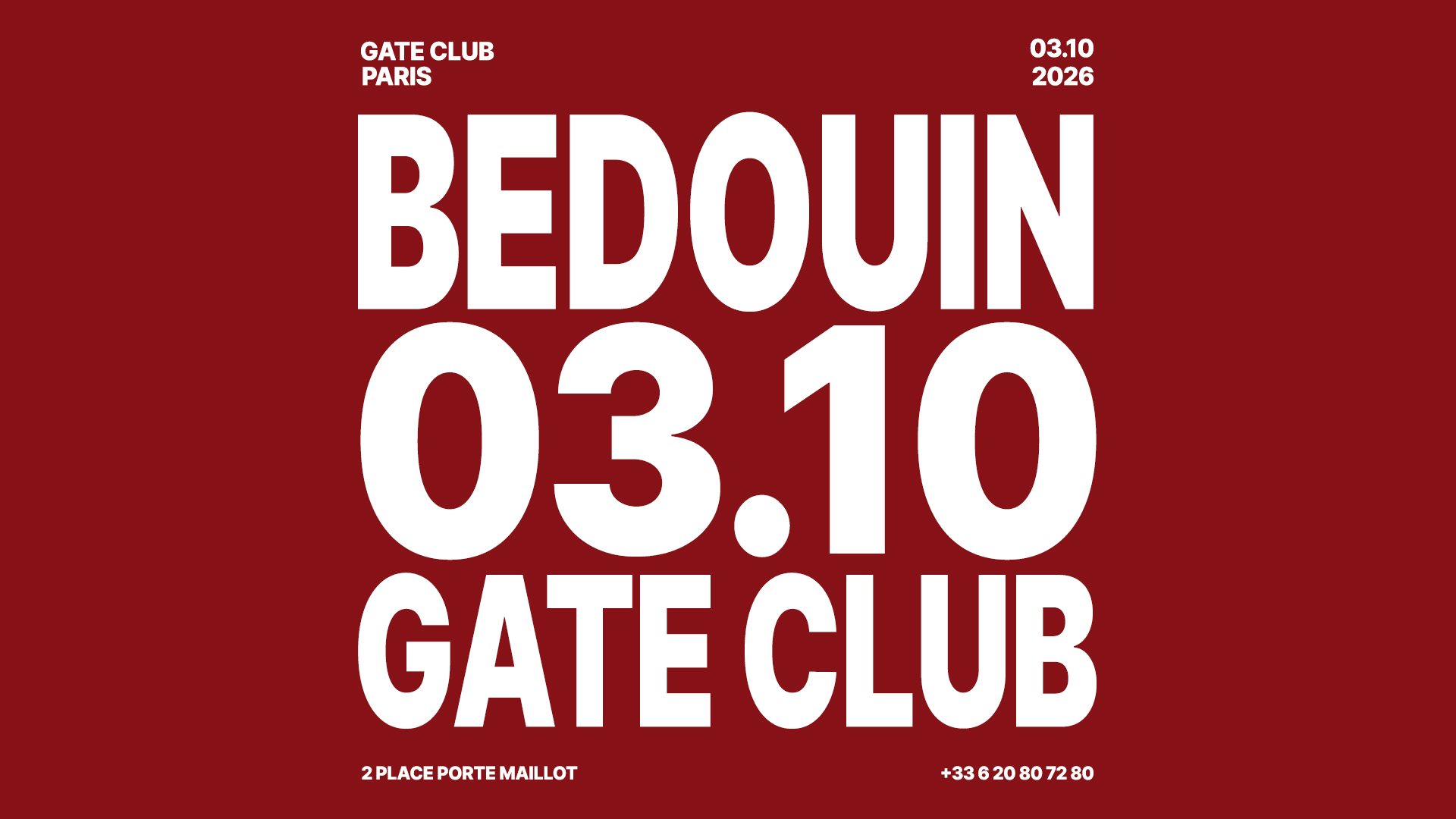 Bedouin At Gate Club Paris - Fashion Week Party