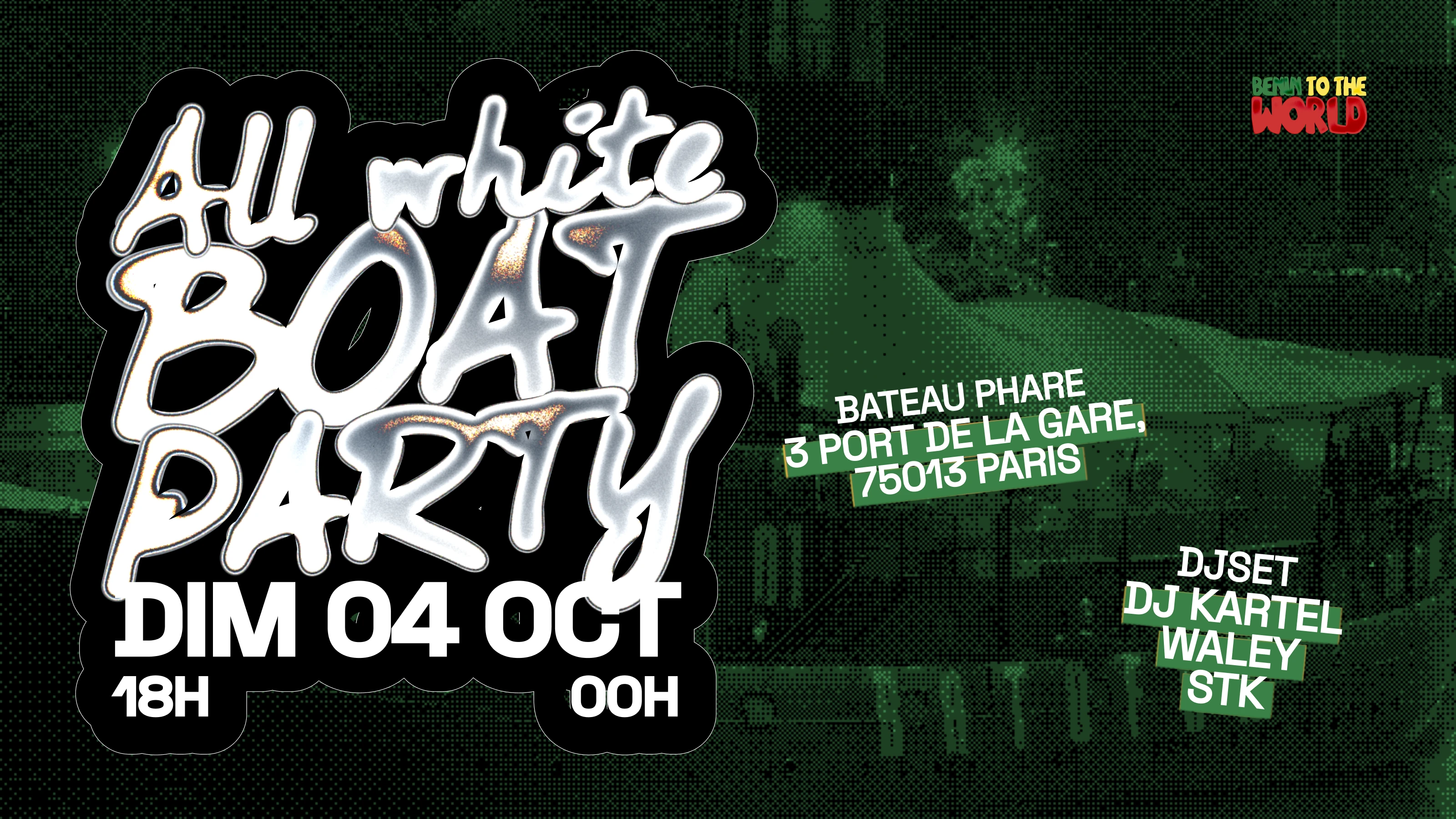 Benin To The World : All White Boat Party