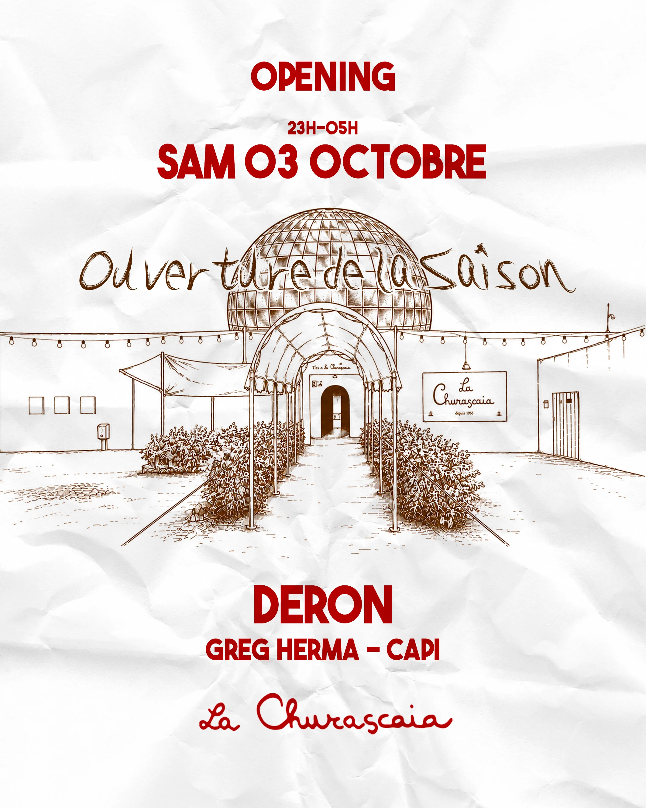 Opening - 03.10.26 - La Churascaia Ouverture De La Saison
