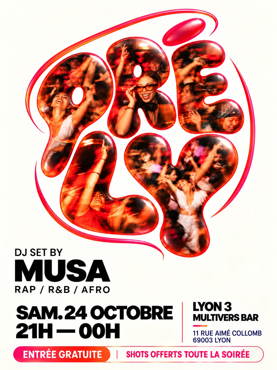 Prēly #1 - Rap, R&B & Afro Au @Multivers - 24/10