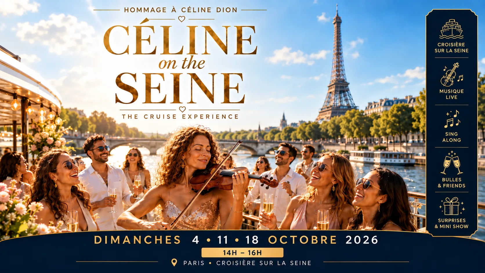 Celine On The Seine - Dimanche 4 Octobre