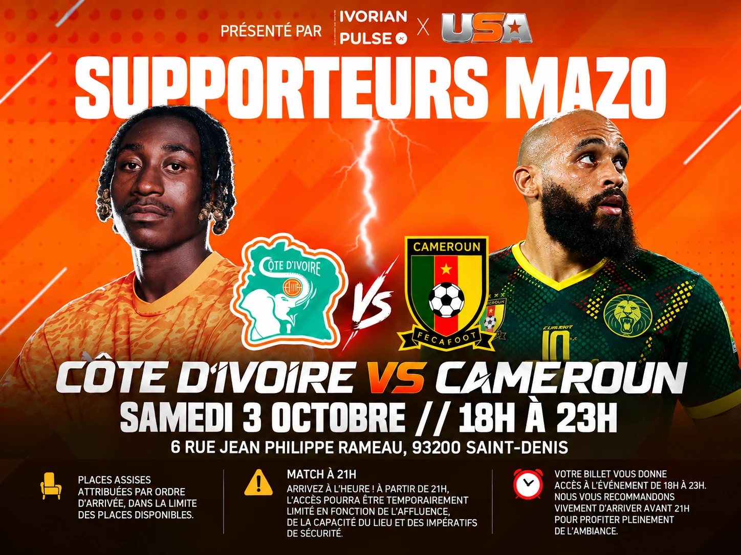 Fanzone Côte D’Ivoire Vs Cameroun