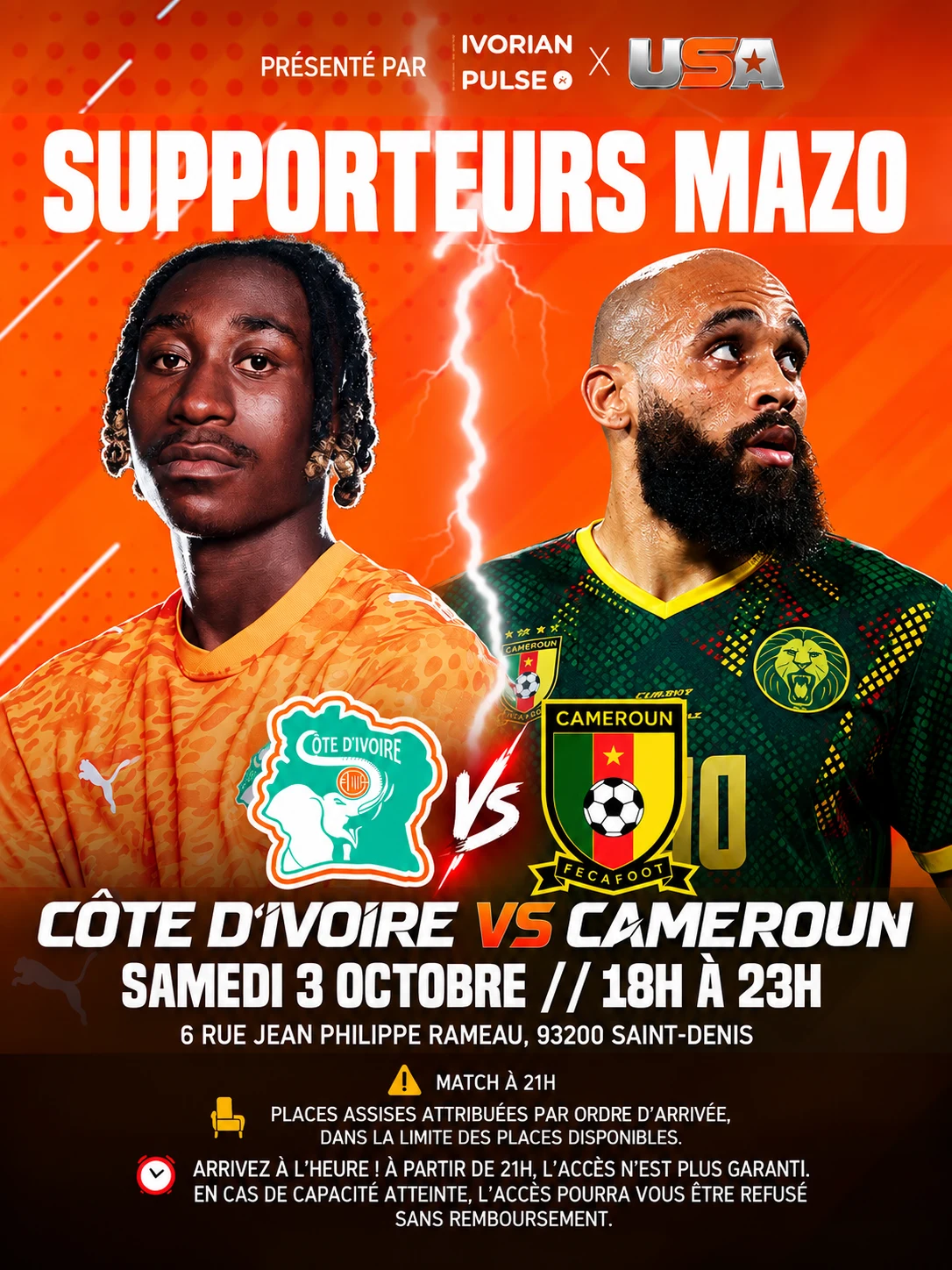 Fanzone Côte D’Ivoire Vs Cameroun