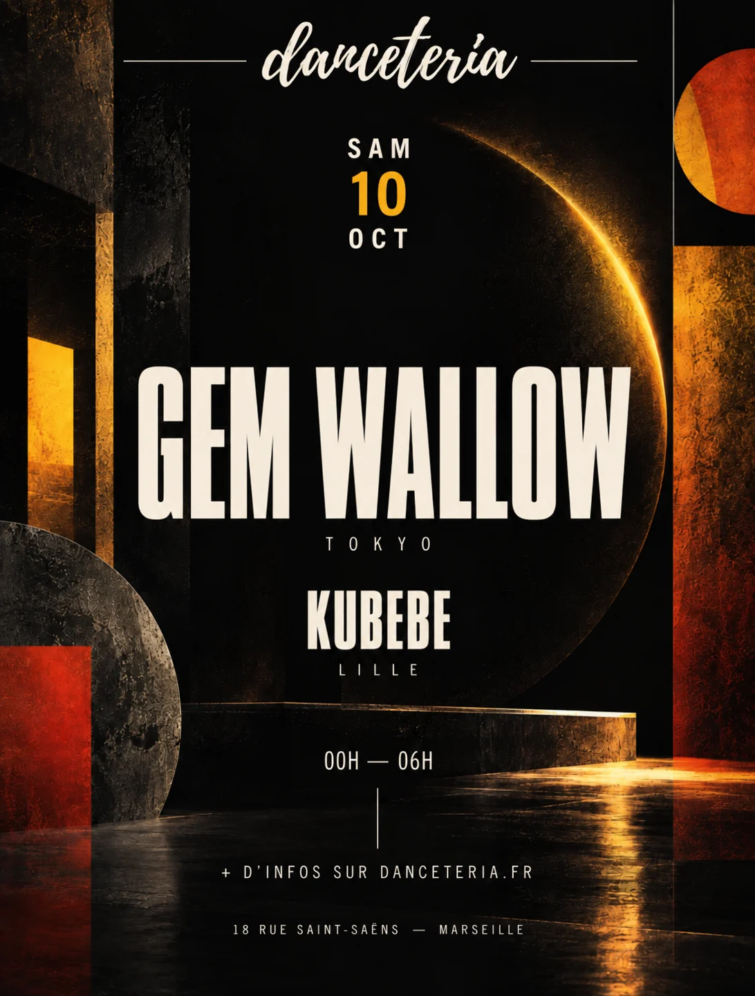Gem Wallow (Tokyo) + Kubebe (Lille) @ Danceteria