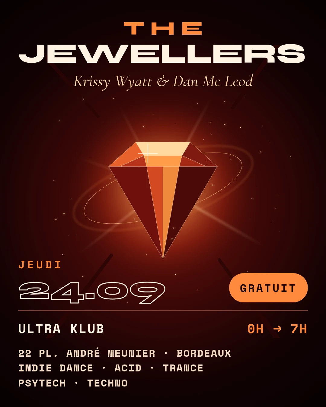 The Jewellers @ Ultra Klub — Entrée Gratuite