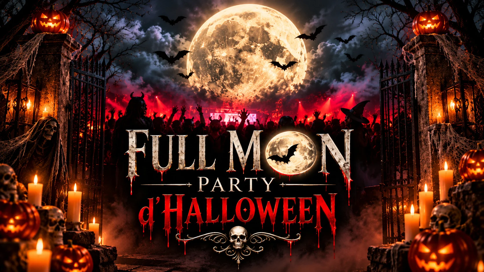 🌕 Full Moon Party 🎃 Halloween
