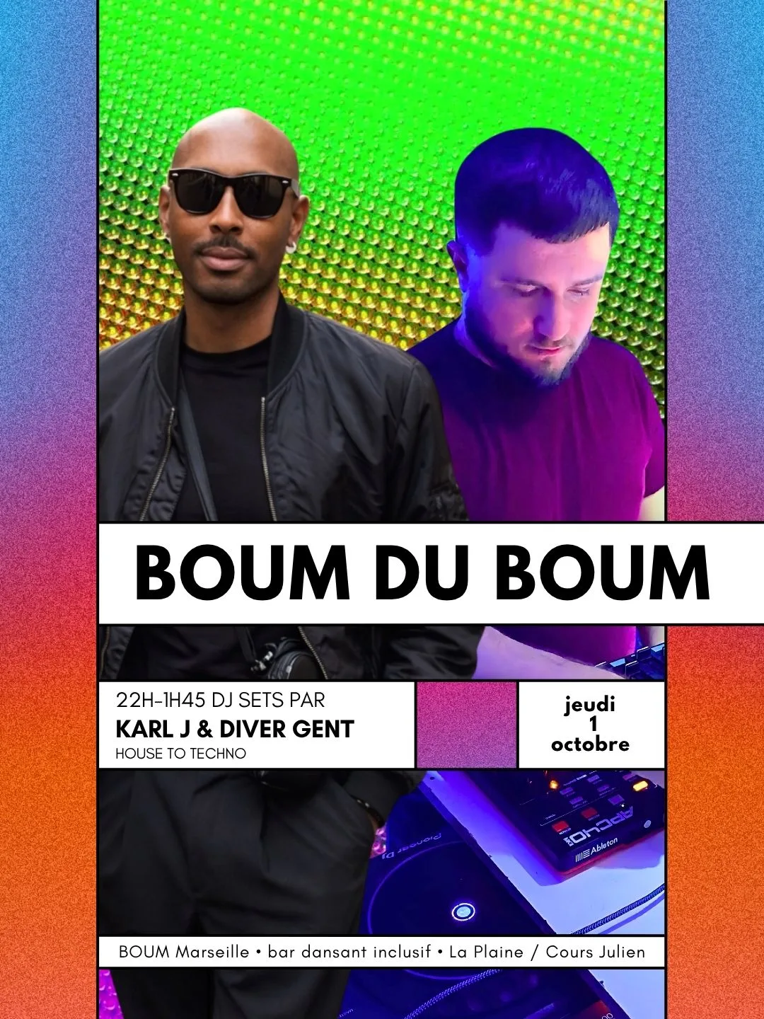 Jeudi Du Boum Dj Sets By Karl J & Diver Gent