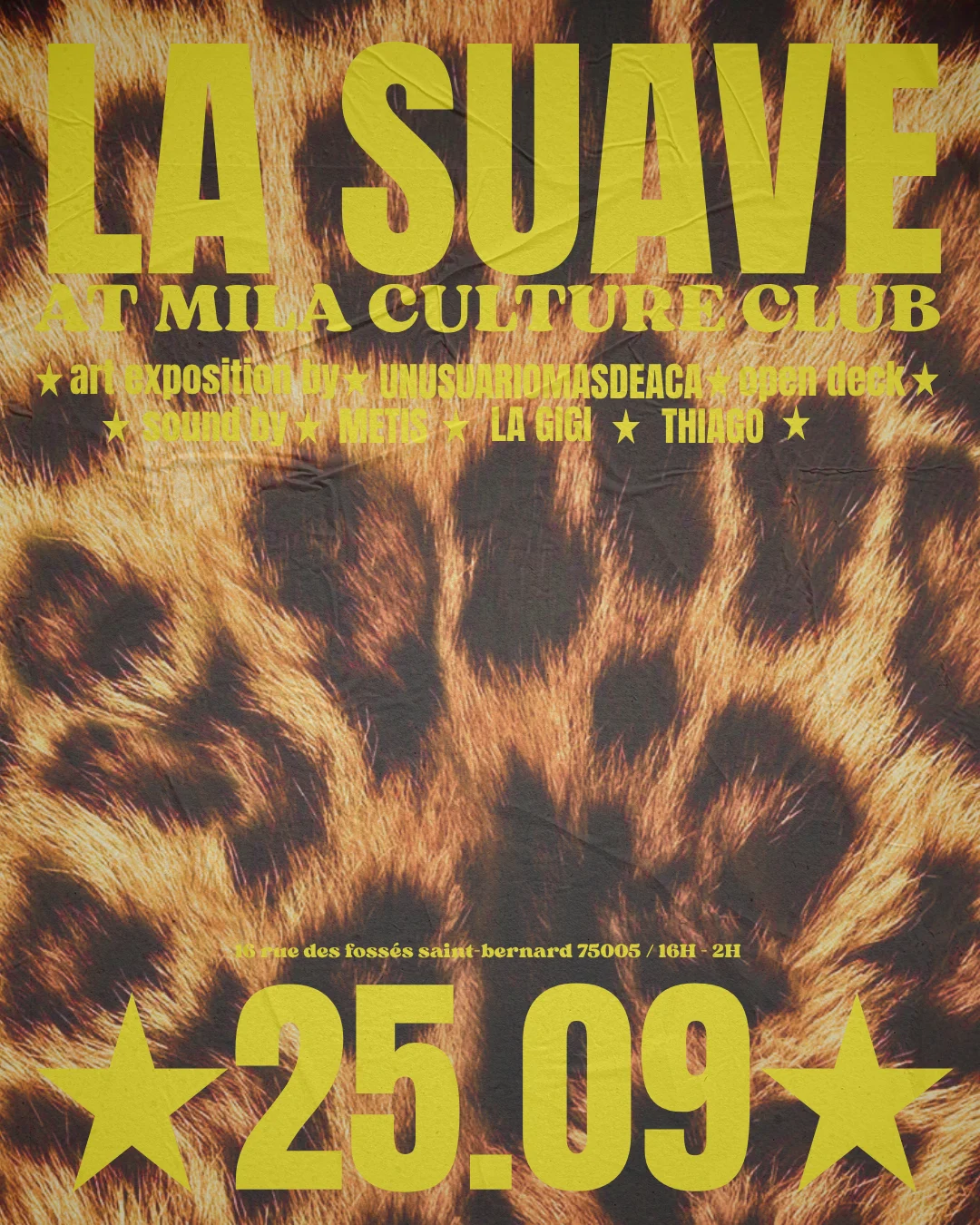La Suave #4 Exposition • Open Deck • Dj Sets