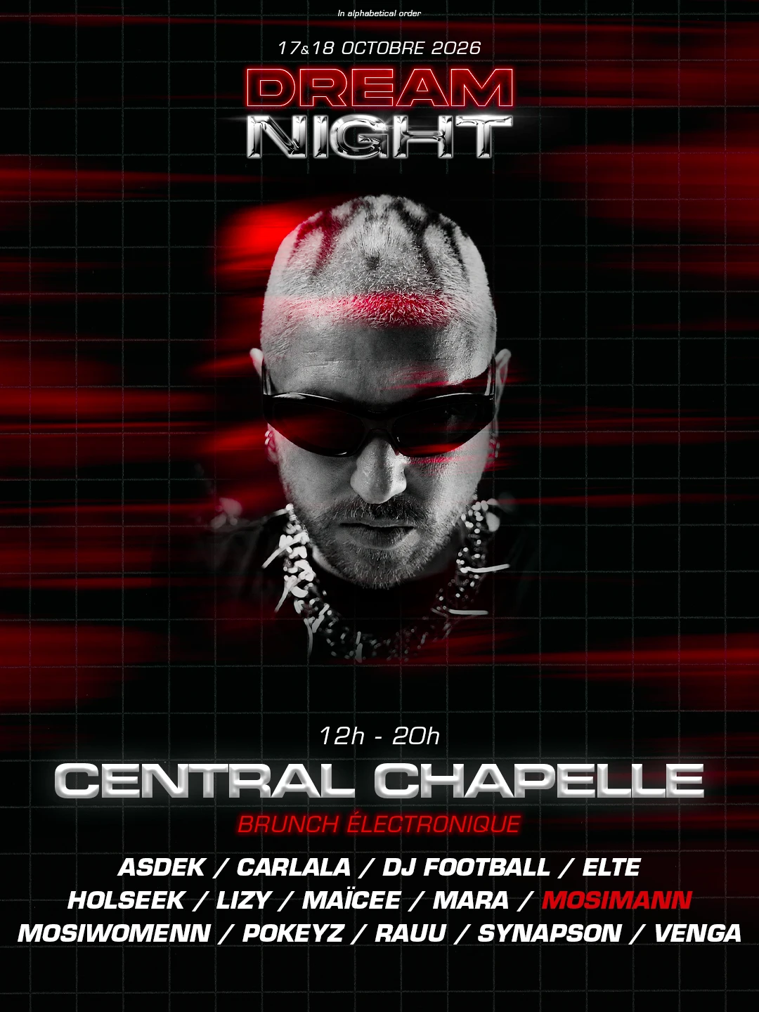 Mosimann : Dream Night — Central Chapelle + Zénith