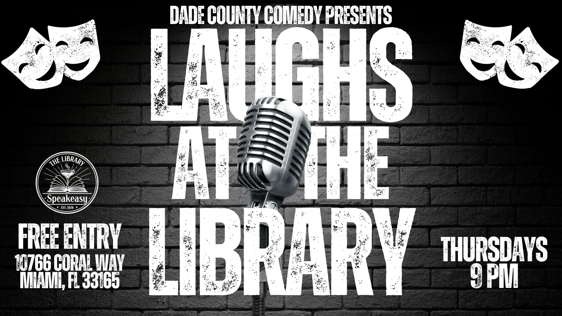 Laughs At The Library Comedy Show