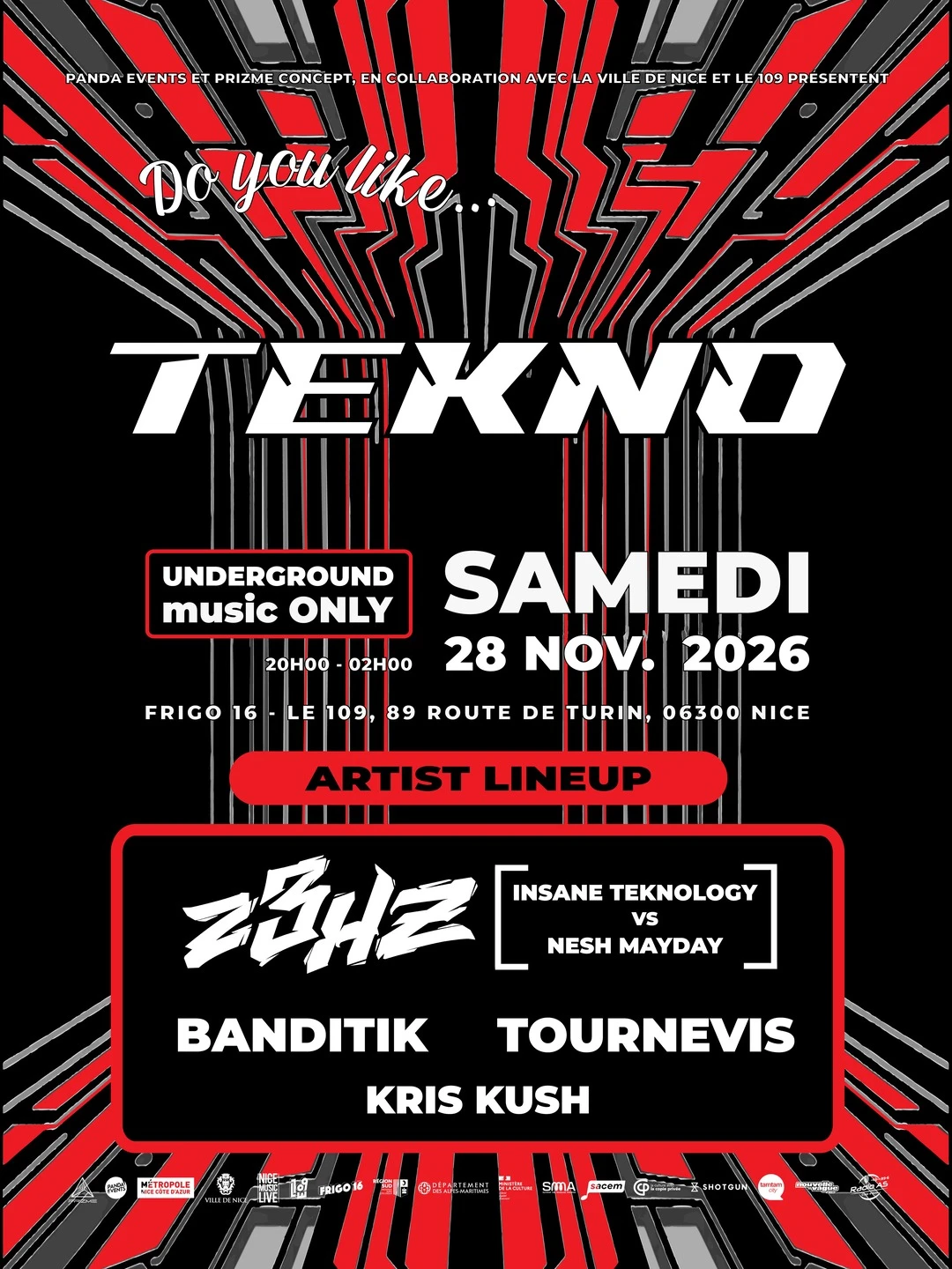 Do You Like... Tekno ? @ Frigo16 - Le 109 [Nice]