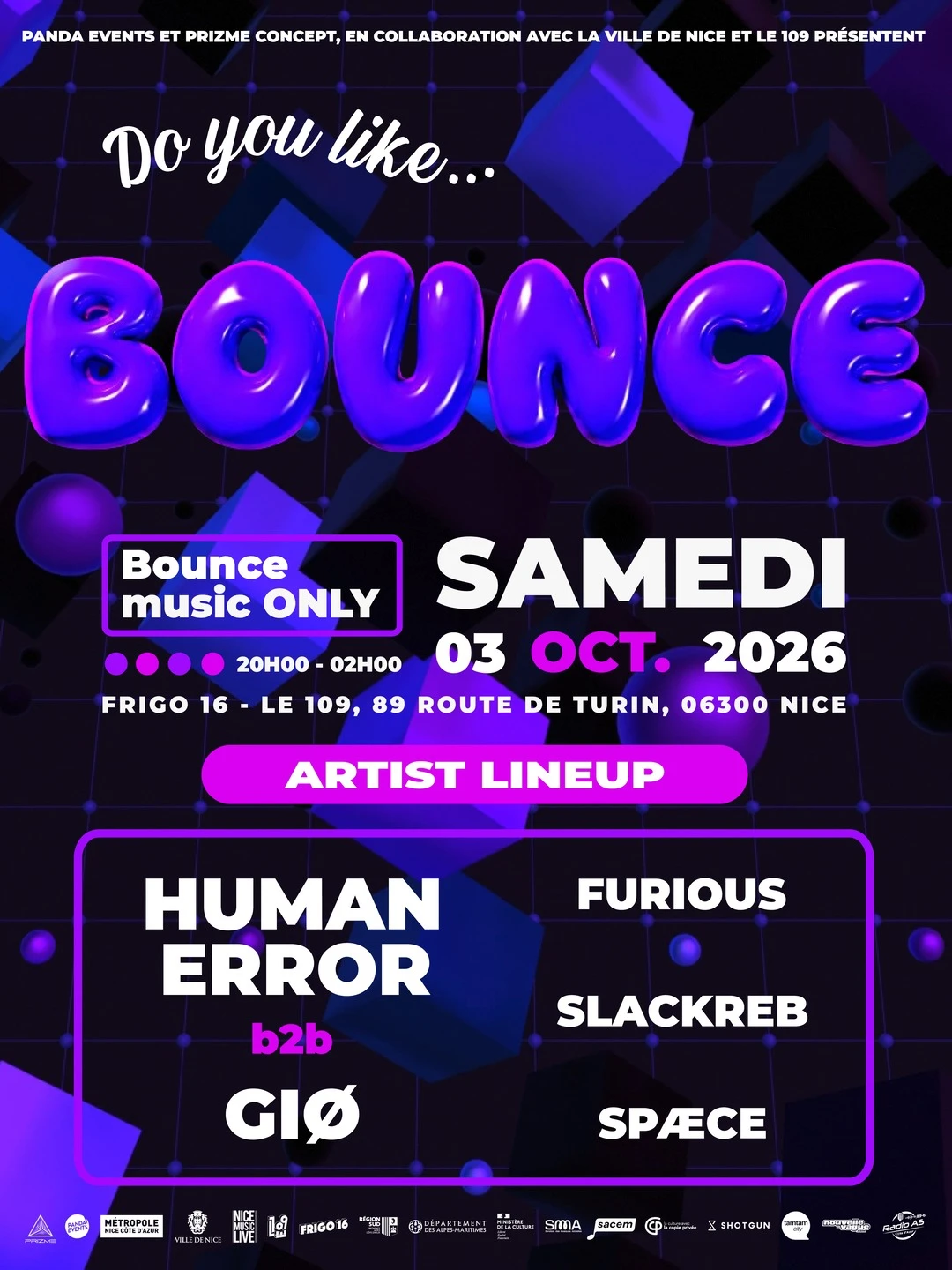 Do You Like... Bounce ? @ Frigo16 - Le 109 [Nice]