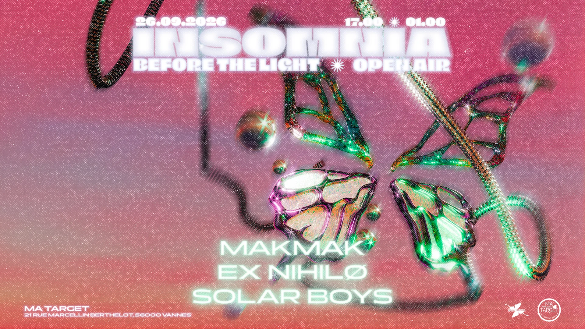 Open Air Insomnia : Solar Boys, Ex Nihilø & Makmak