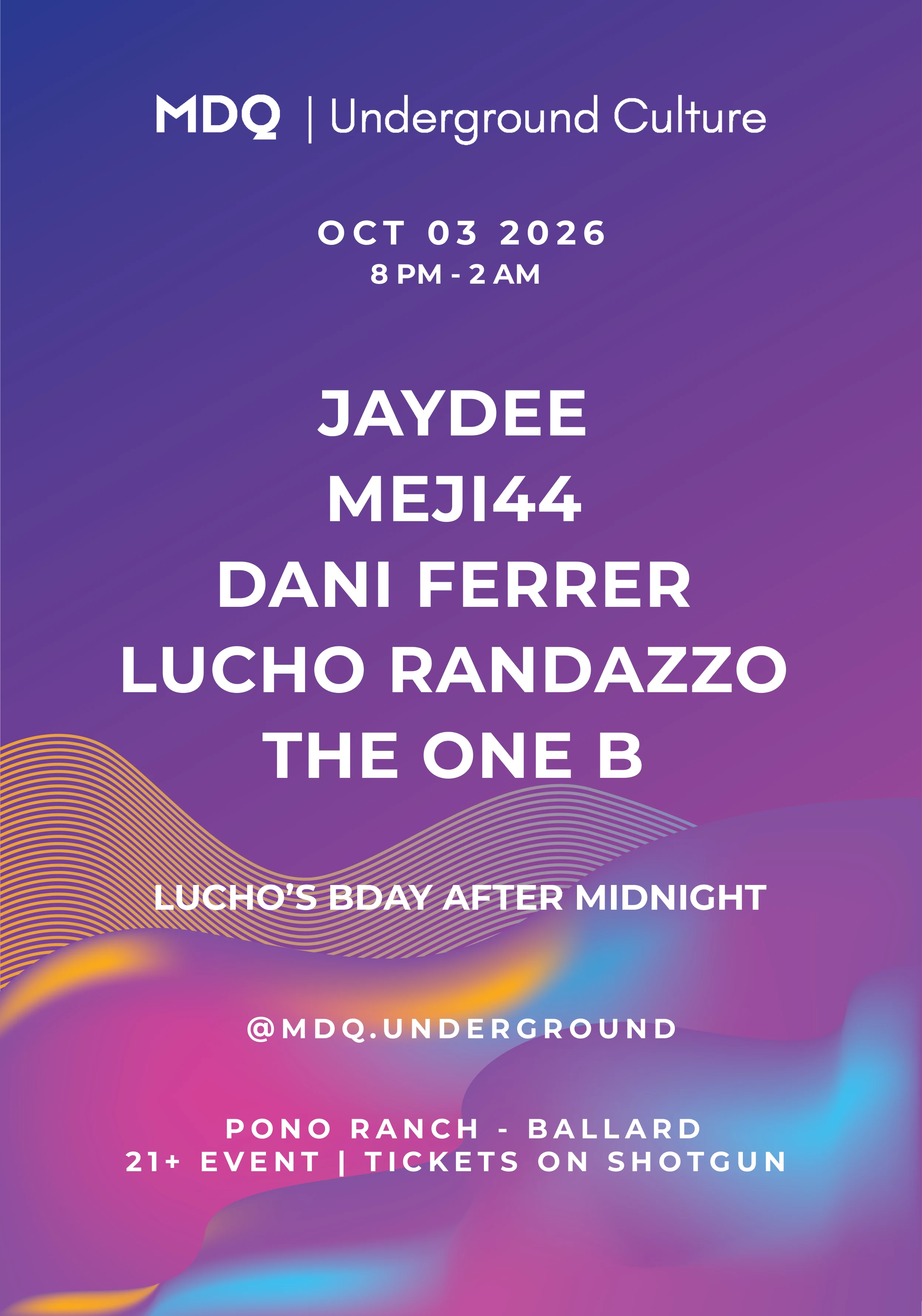 Mdq | Underground Culture At Pono Ranch