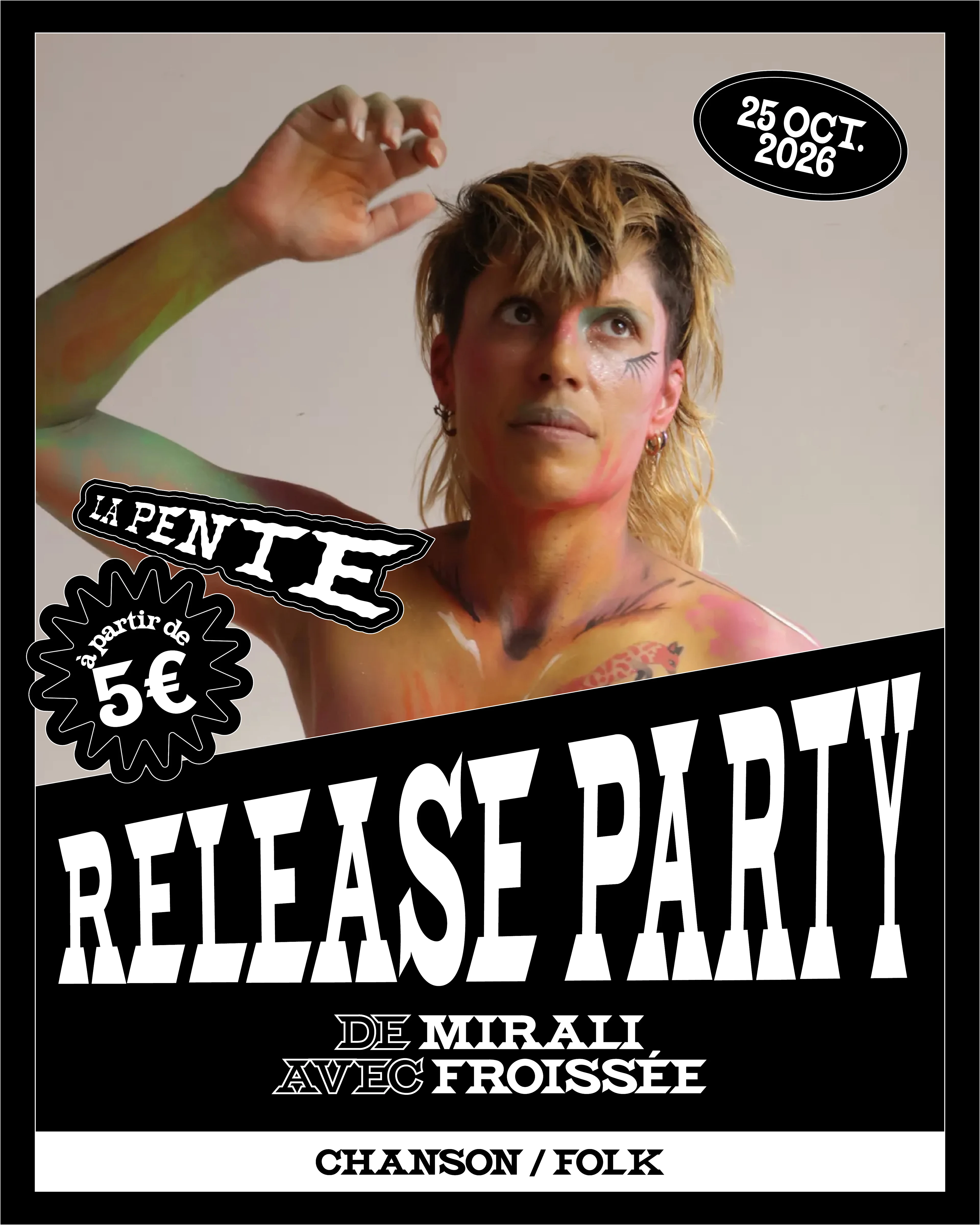 Release Party : Mirali & Froissée [Chanson / Folk]
