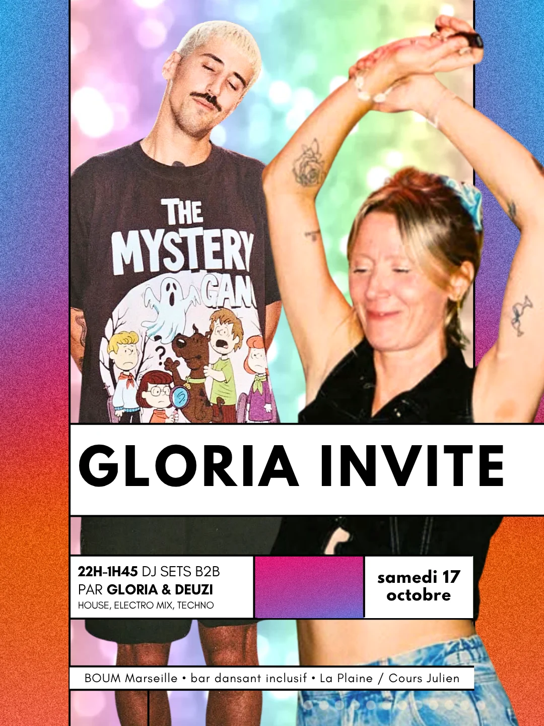 Gloria Invite ! B2b Gloria X Deuzi (Electro, House, Techno)