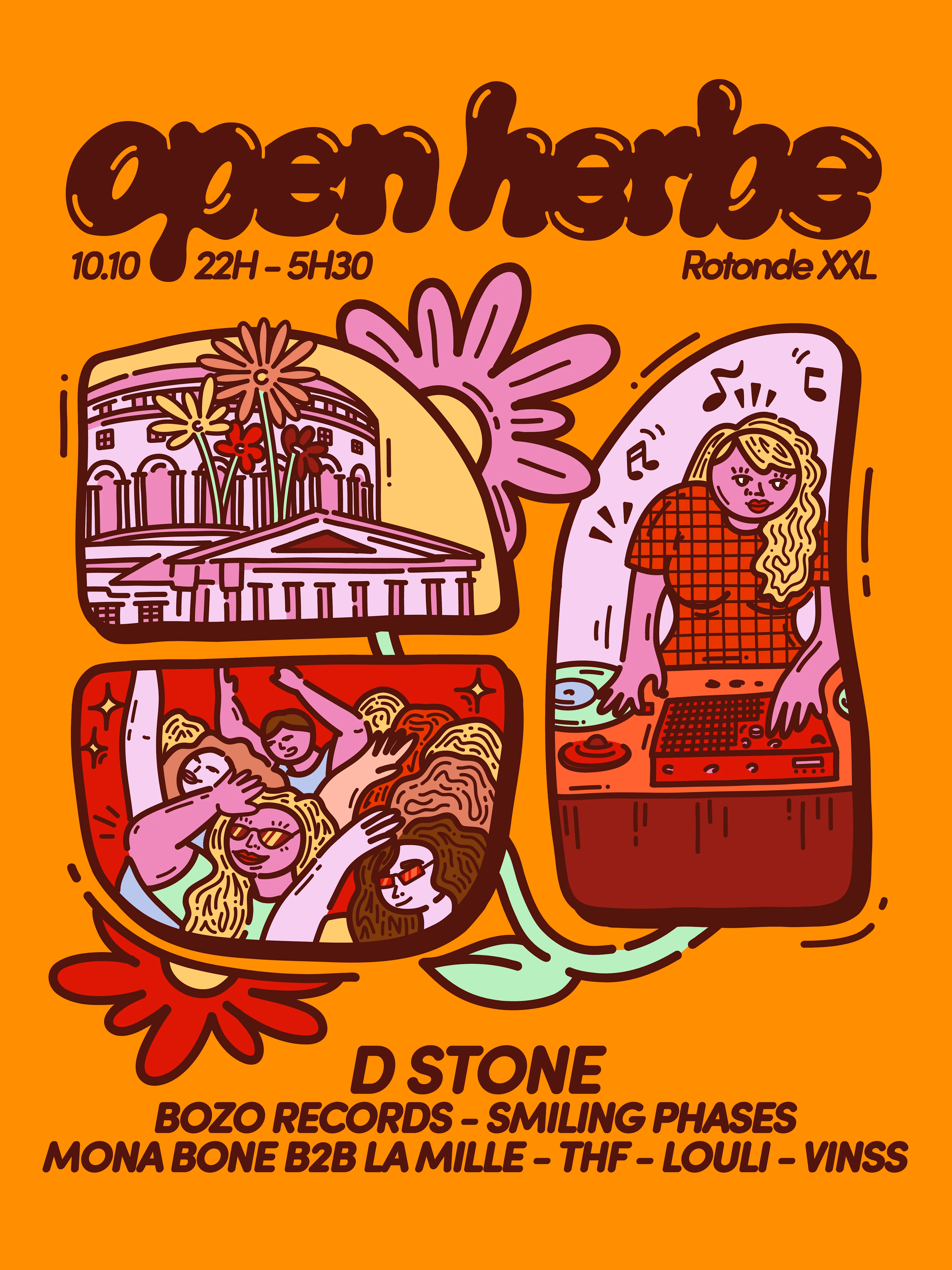 Open Herbe Xxl · D Stone, Smiling Phases, Bozo & More