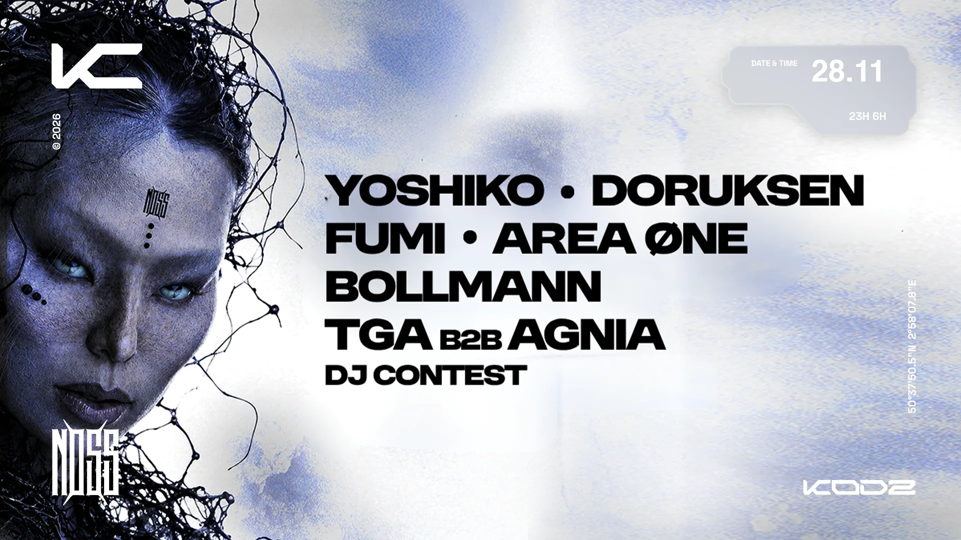 Kodz X Noss Present :  Yoshiko, Doruksen, Area One, Fumi...