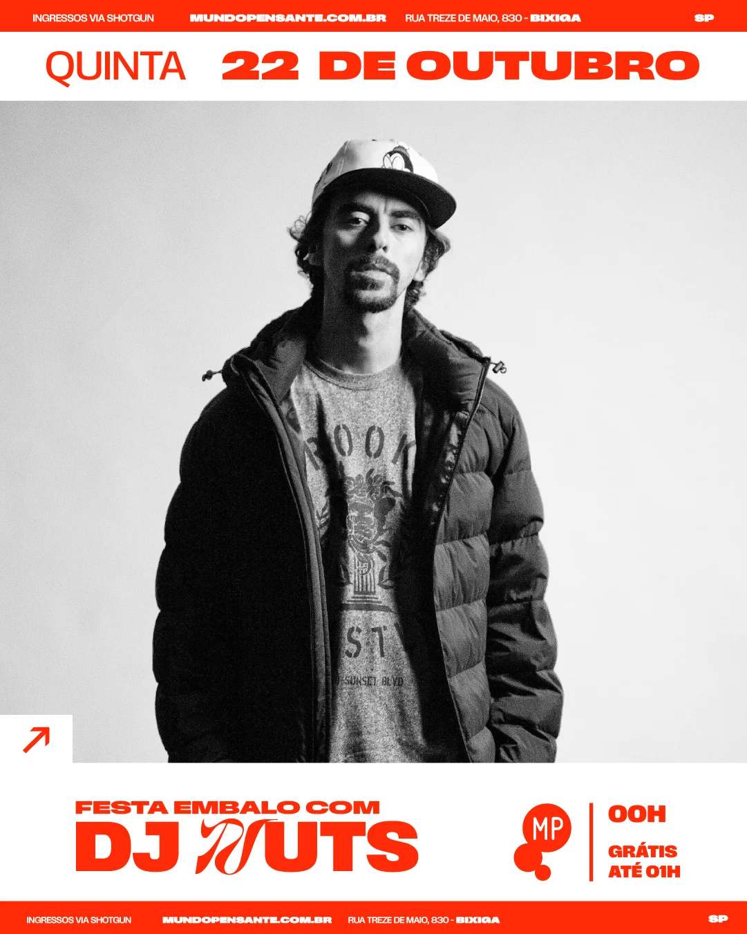 22/10 - Embalo Com Dj Nuts No Mundo Pensante