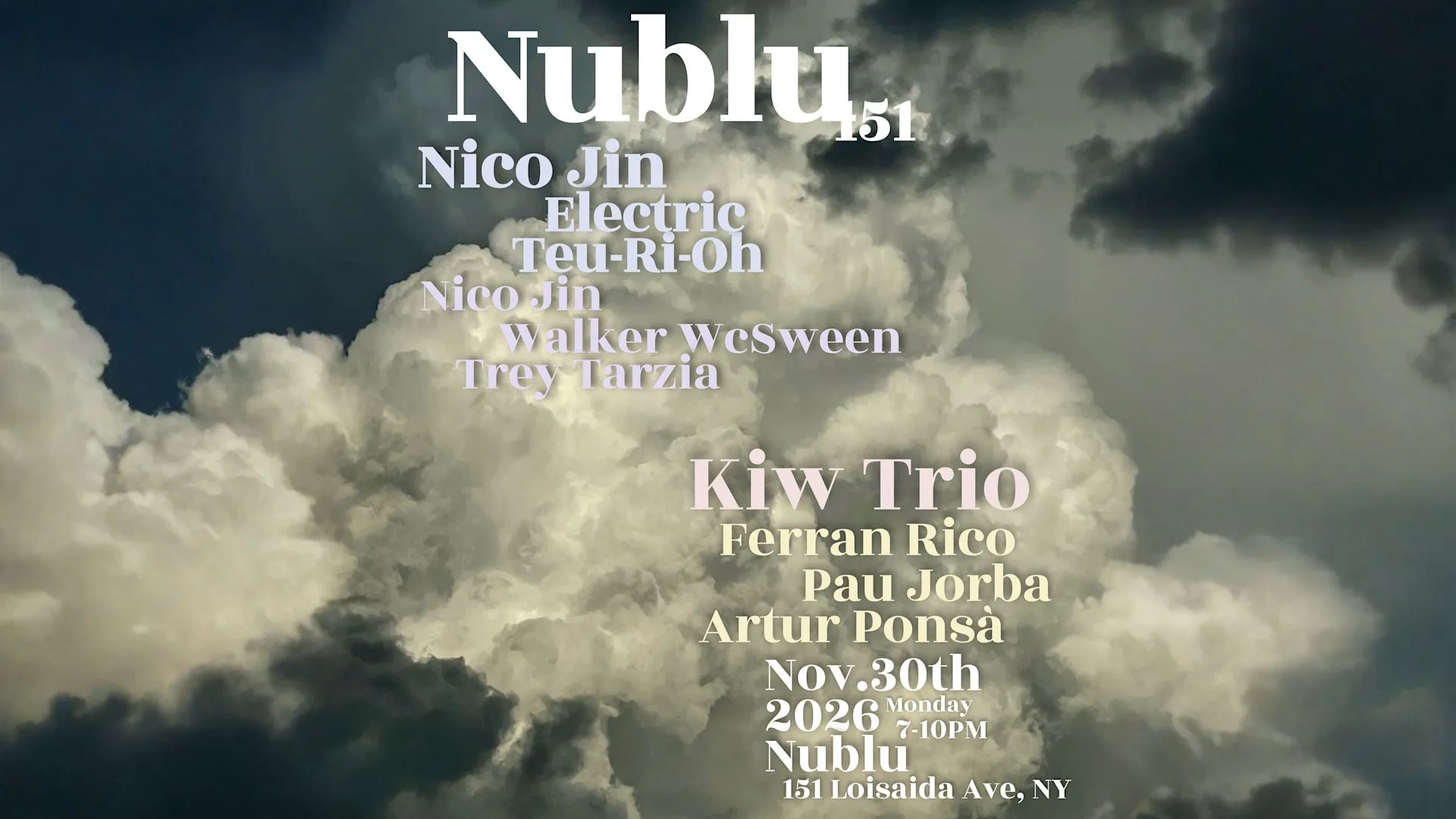 Nico Jin Electric & Kiw Trio