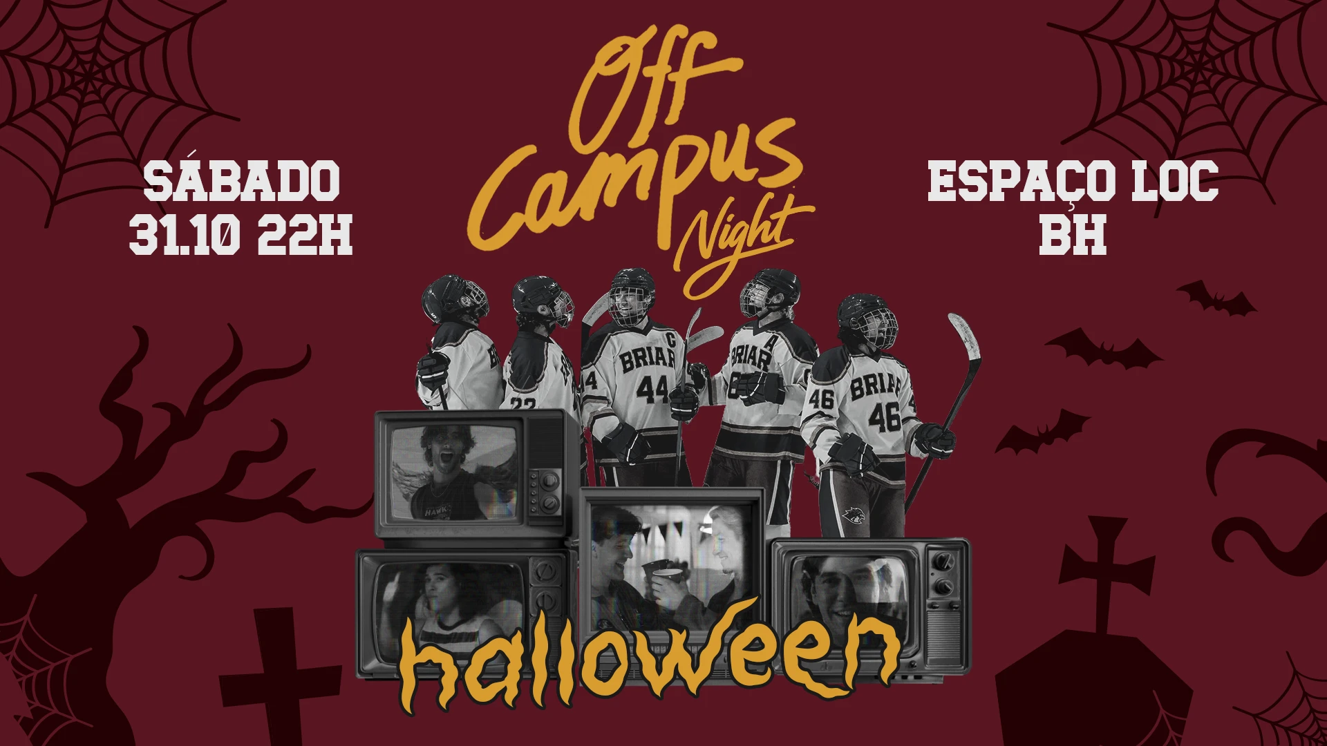 Off Campus Night Halloween Em Belo Horizonte