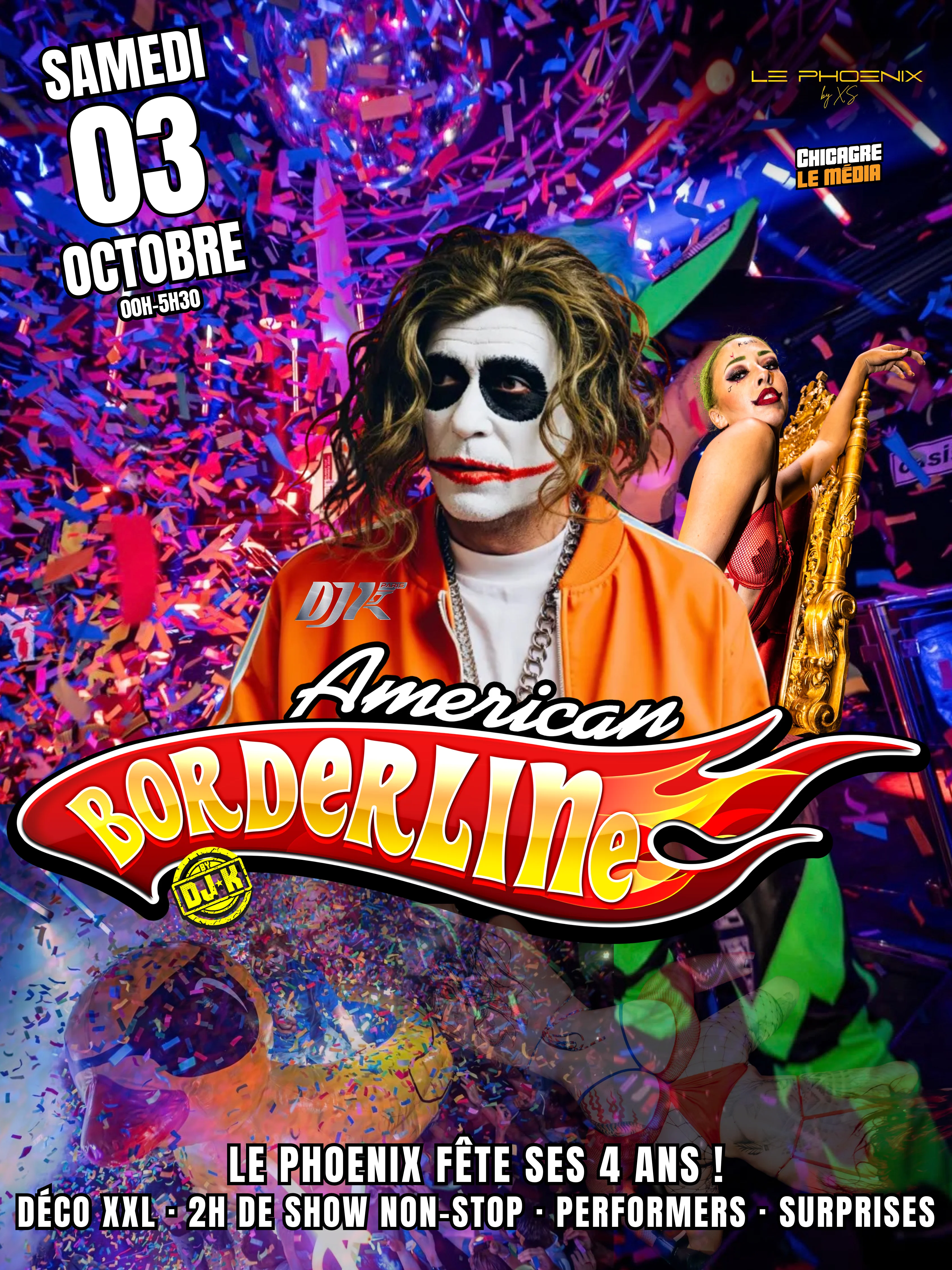 Phoenix Birthday X American Borderline
