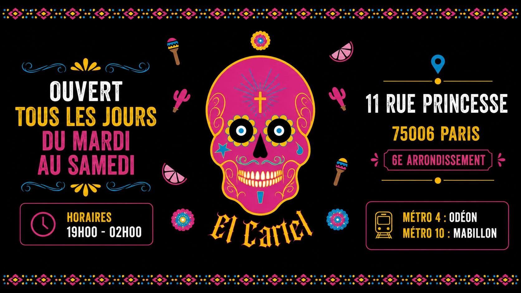 El Cartel - Bar Latino - Mardi 13 Octobre 2026