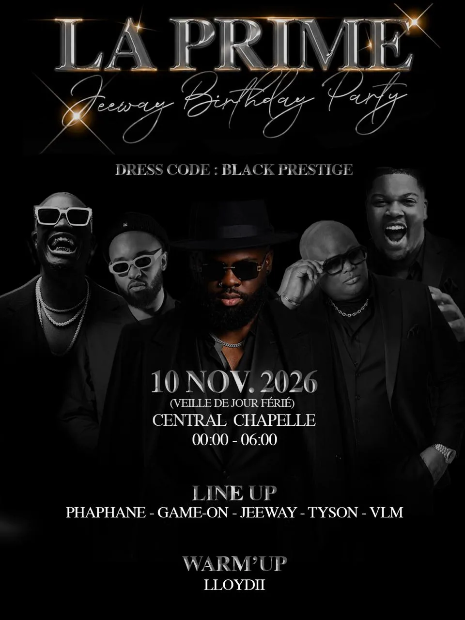 La Prime X Jeeway Birthday — Central Chapelle