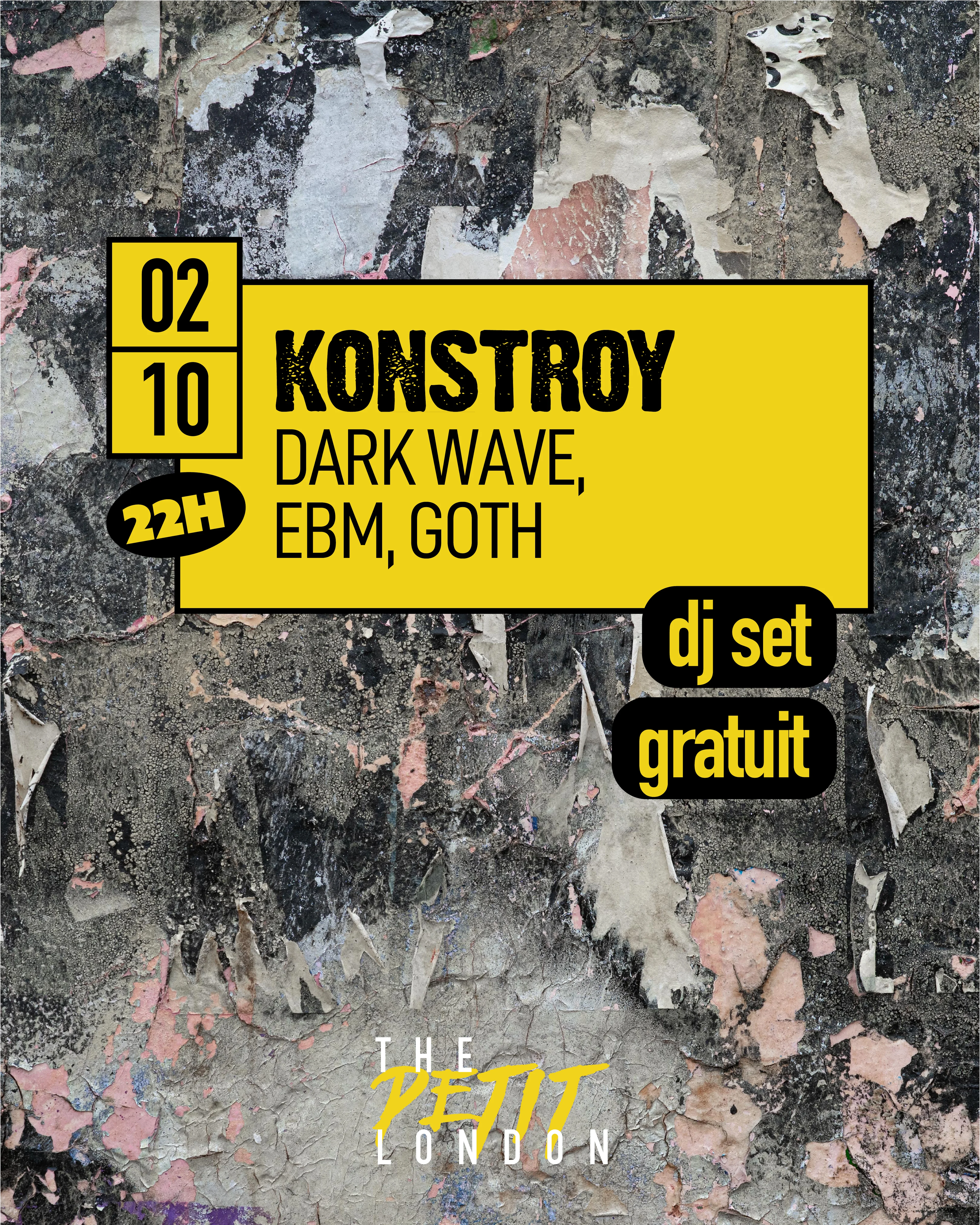 Friday I'm In Dark! Konstroy By The Petit London