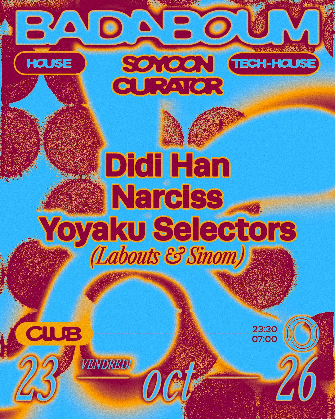 Club — Soyoon Curator: Didi Han, Narciss, Labouts & Sinom