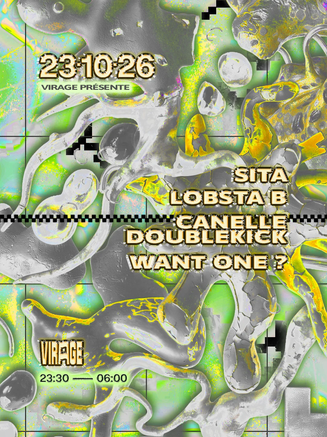 Virage Présente : Sita, Lobsta B, Canelle Doublekick & More