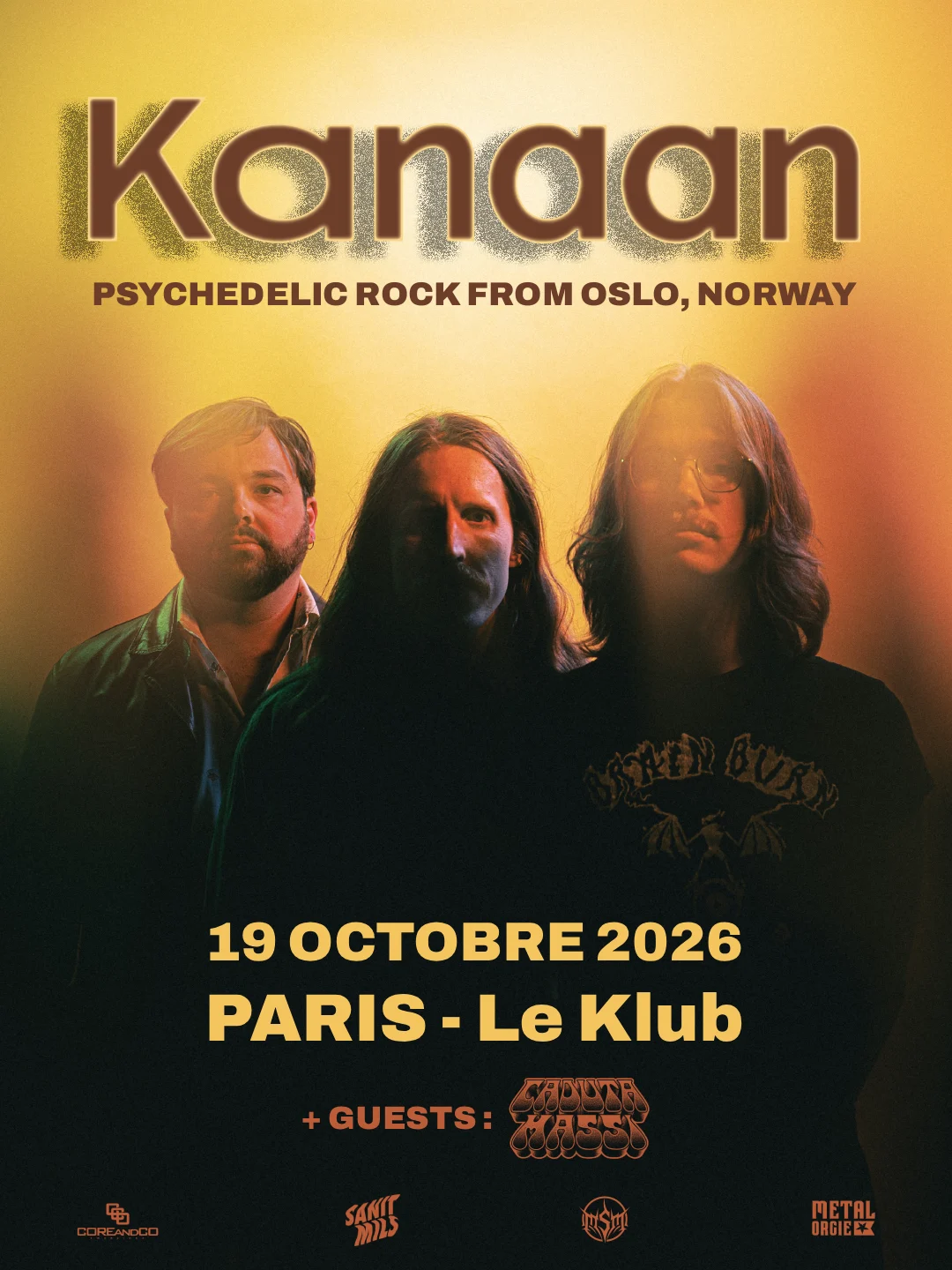 Kanaan, En Concert À Paris + Guests : Caduta Massi