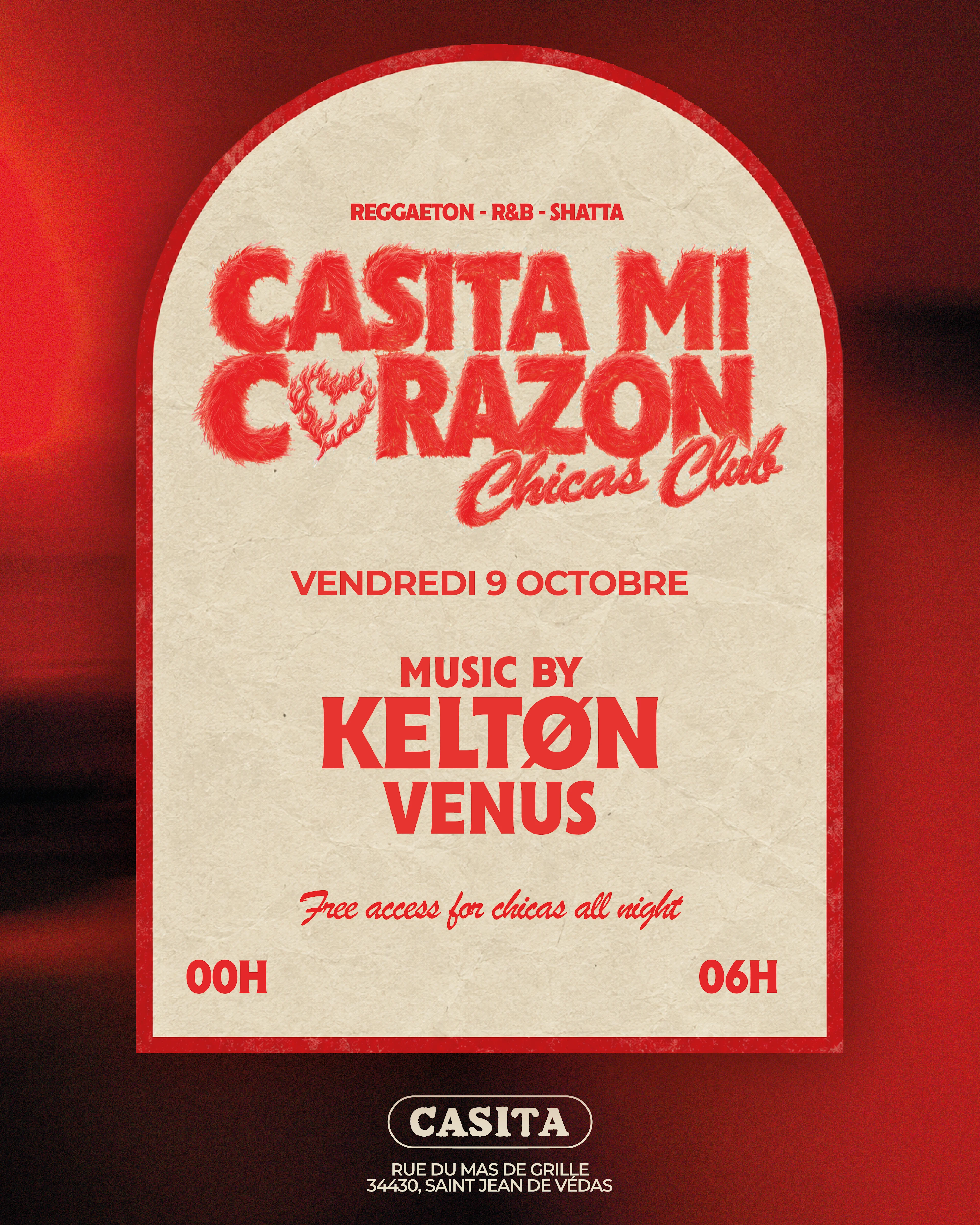 Vendredi 9 Octobre - Casita MI Corazon