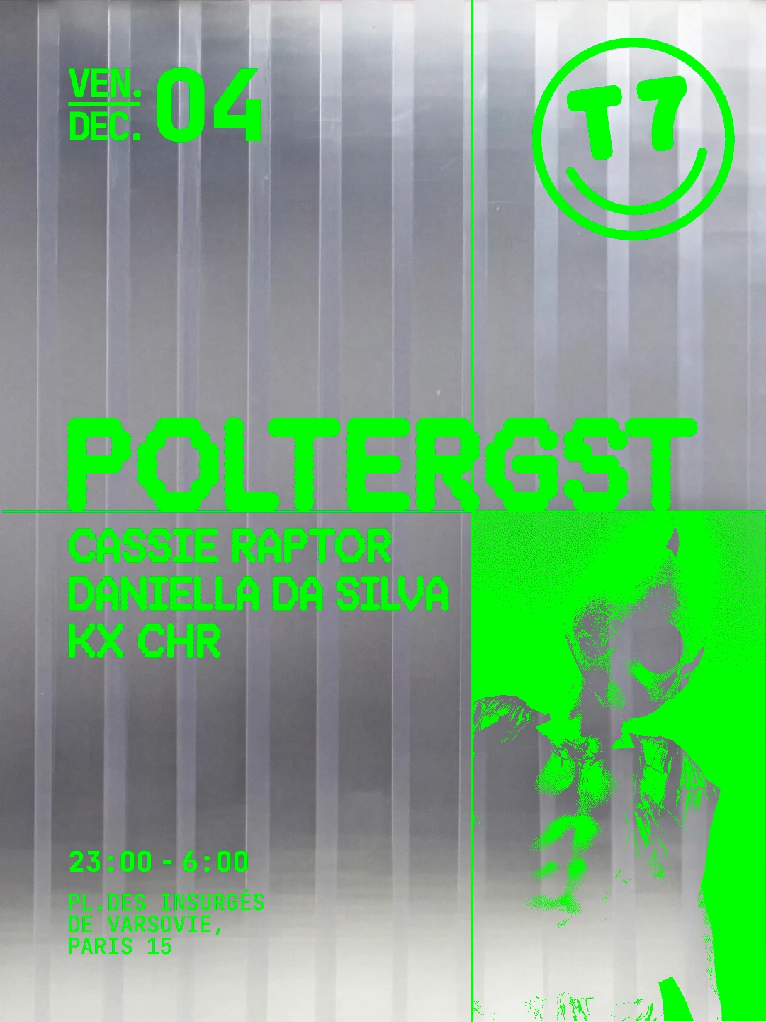 T7 : Poltergst, Cassie Raptor, Daniella Da Silva, Kx Chr