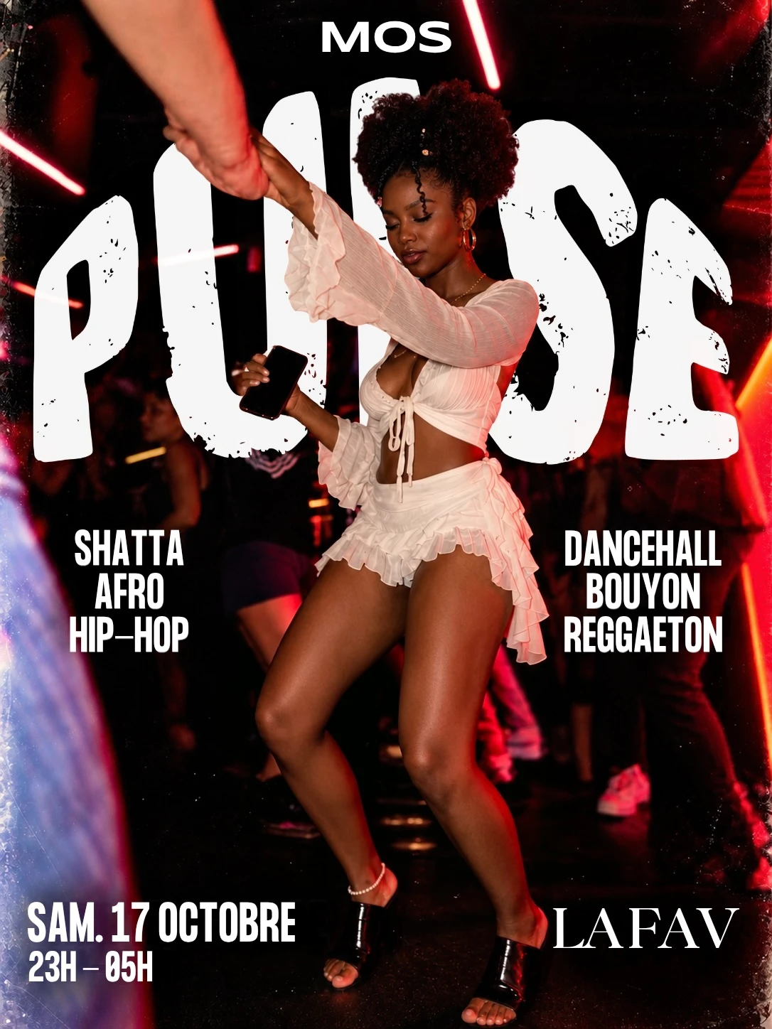 Pulse By Mos – Soirée Afro Shatta Hip-Hop Paris | 17.10.26