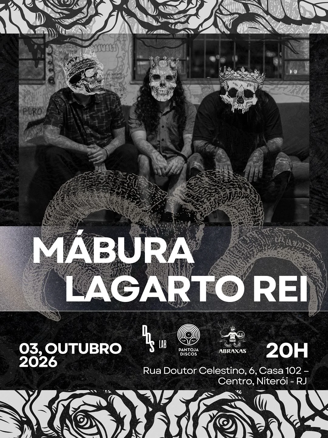 Pantoja, Dds Lab E Abraxas Apresentam: Mábura E Lagarto Rei