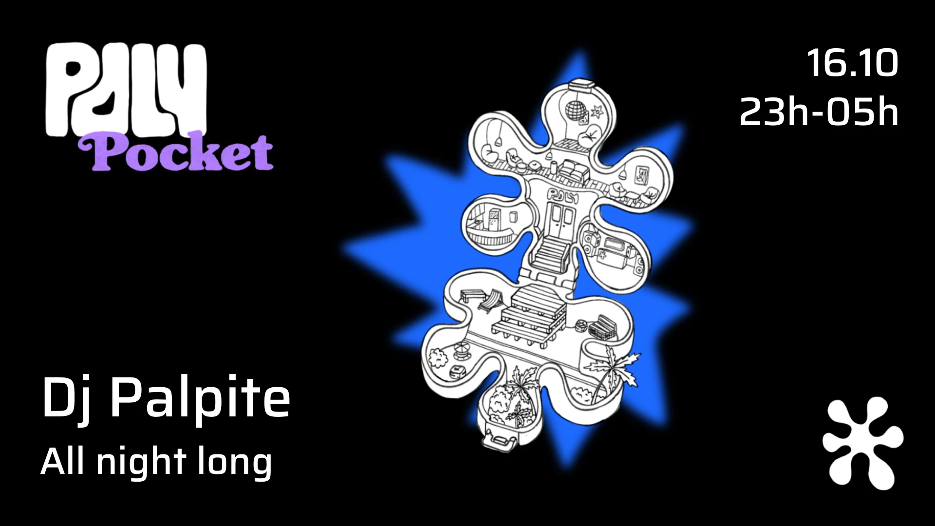 Poly • Pocket : Dj Palpite All Night Long