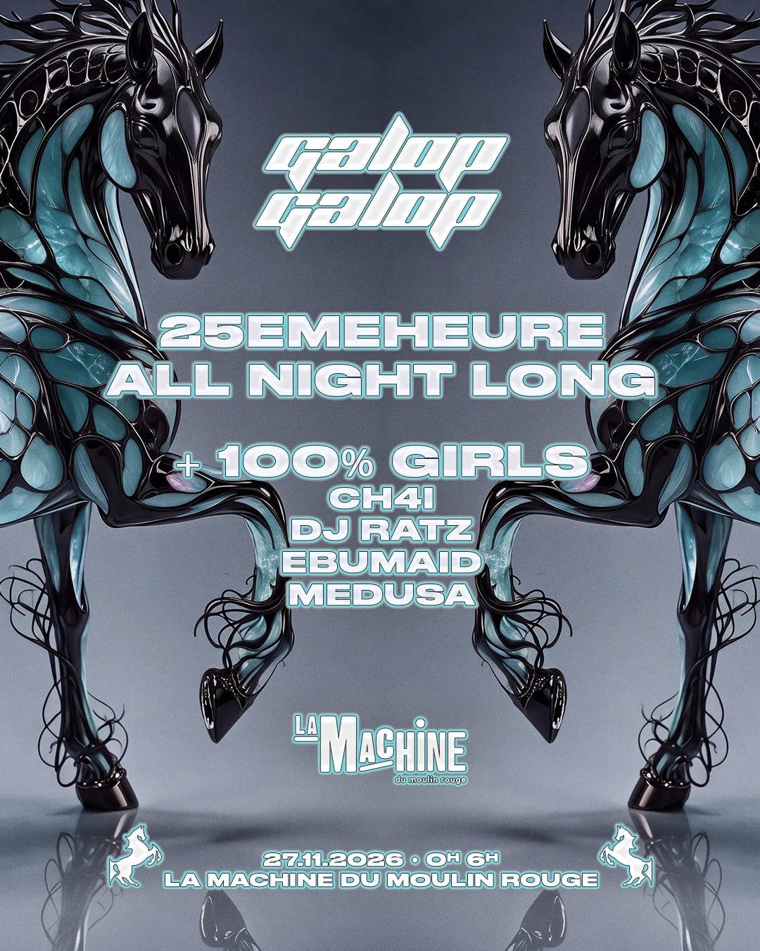Galop Galop : 25emeheure All Night Long — 100% Girls Line-Up