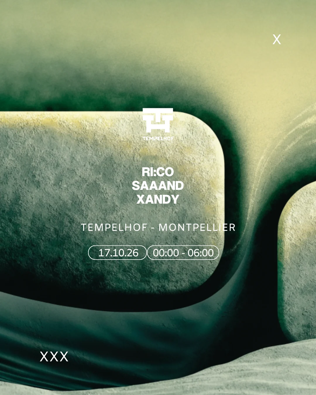 Tempelhof : Ri:Co, Saaand, Xandy