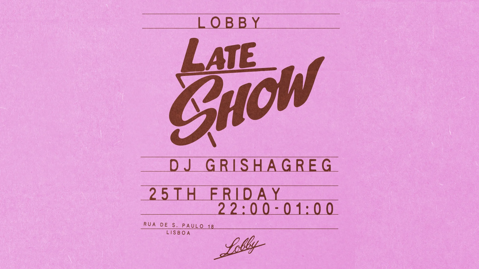 Lobby Late Show: Grishagreg