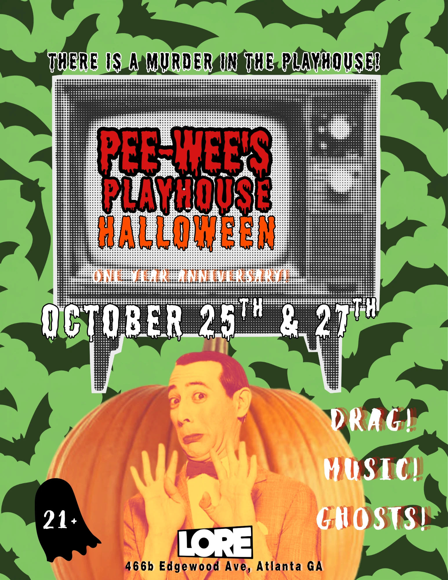 Pee Wee's Halloween  - Dinner Special!