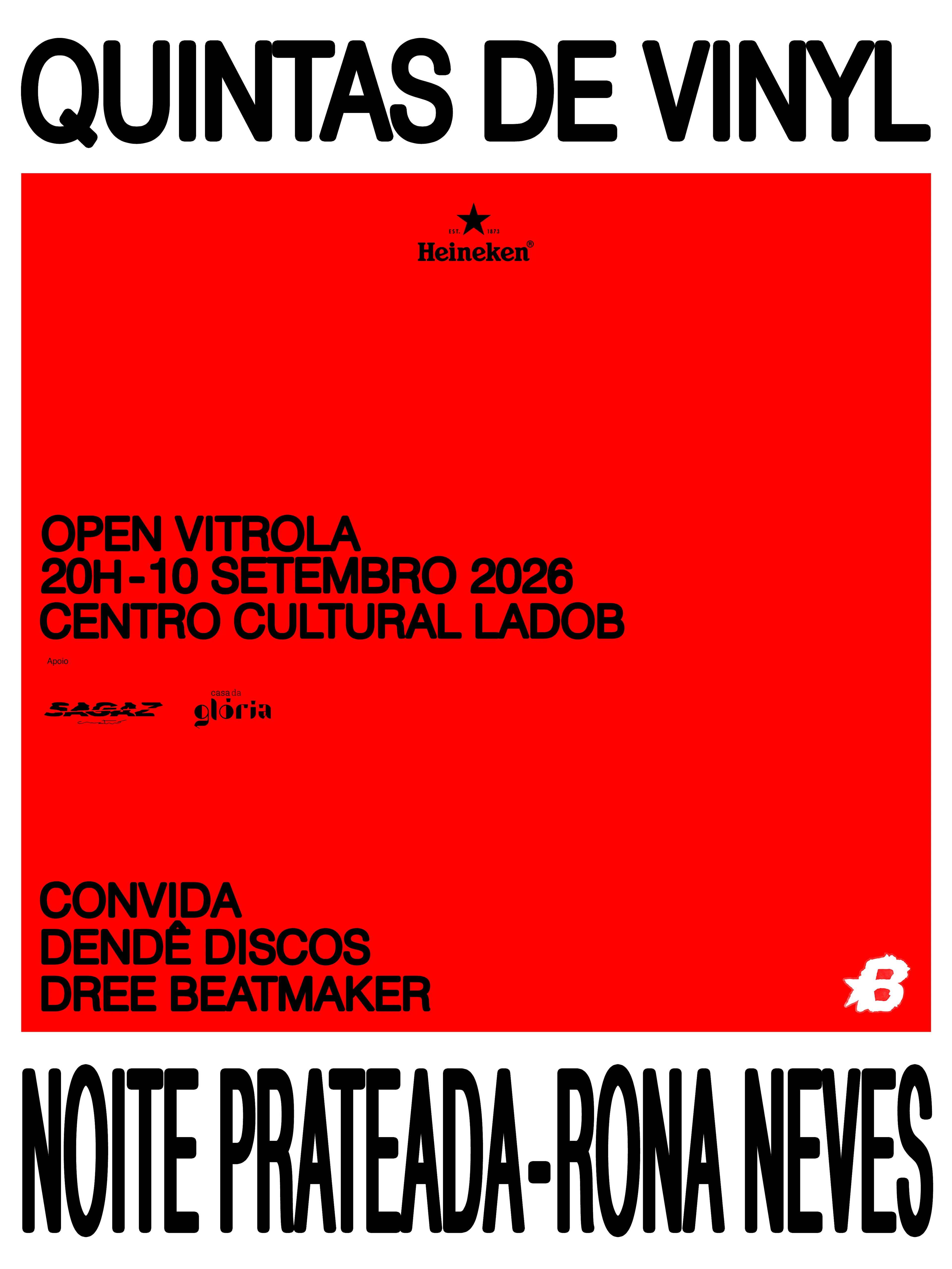 Rona Neves+Dendê Discos+Dree Beatmaker [Quintas De Vinyl]