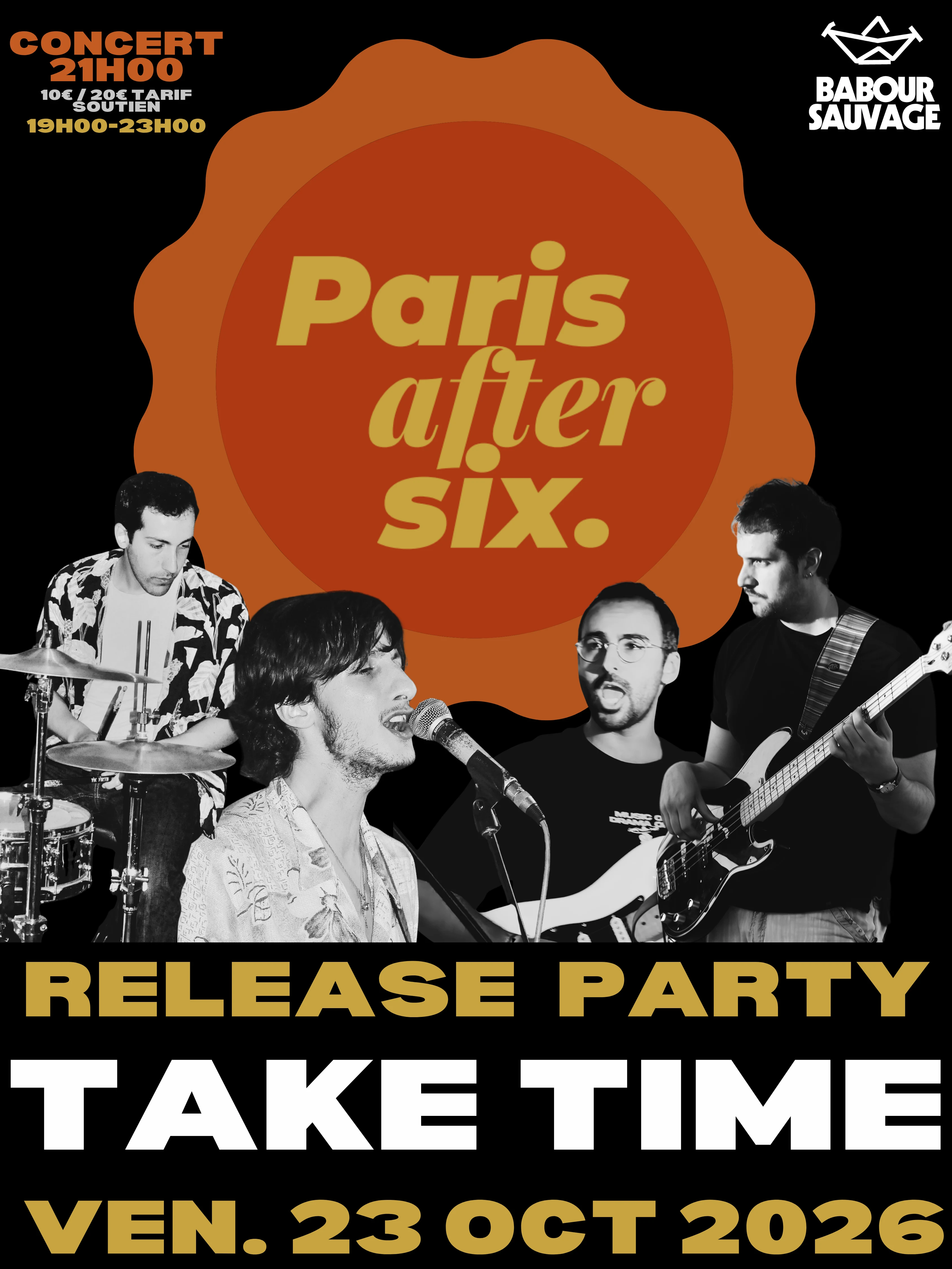 Take Time - Release Party 🚢 Paris After Six