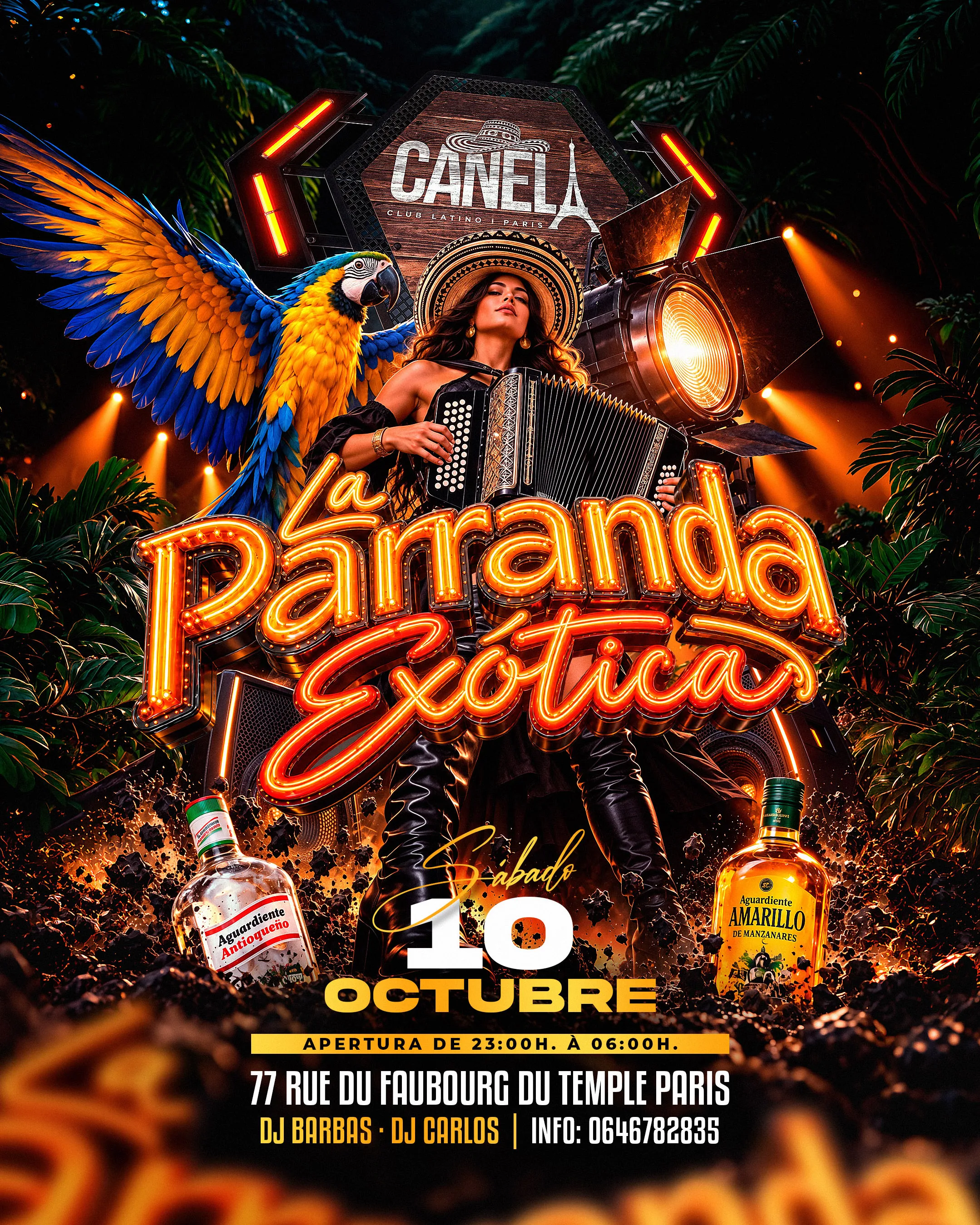 Sabado De Parranda Exotica / Soirée Latino