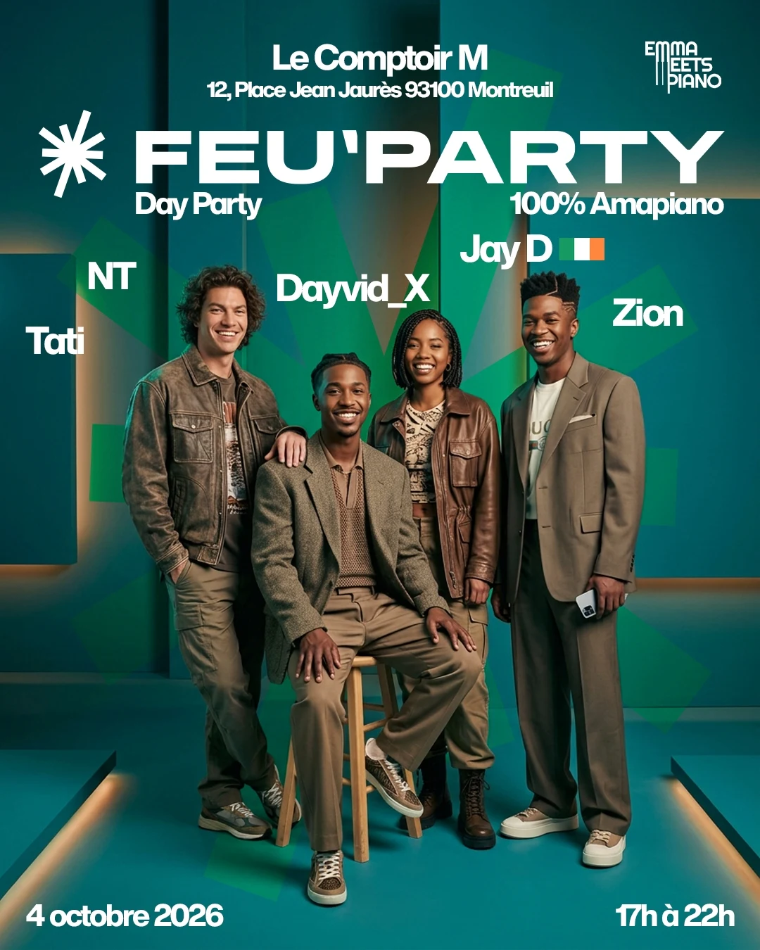 Feu'party Sunday Day Party 100% Amapiano